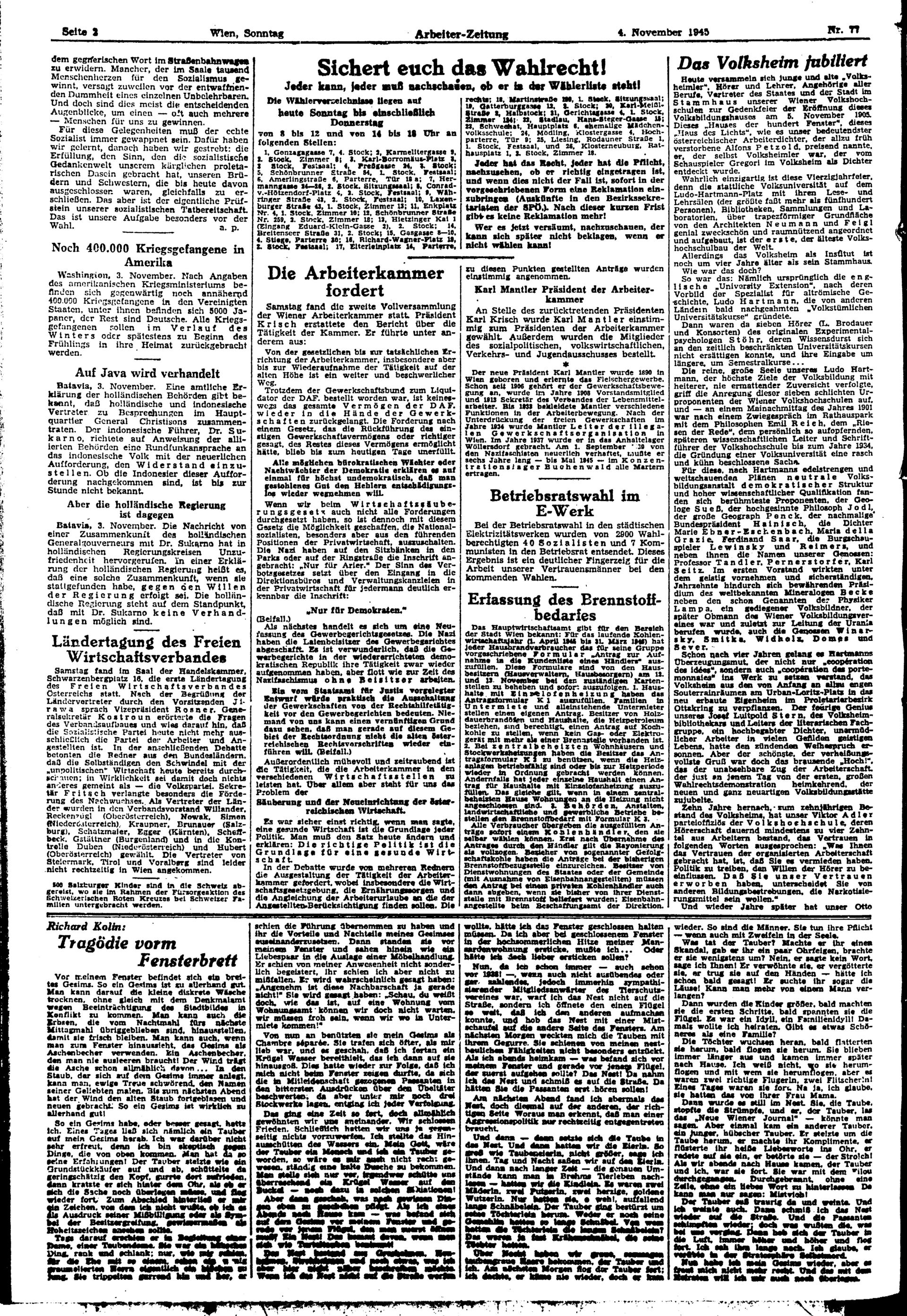 Ausgabe So. 04.11.1945, Seite 2