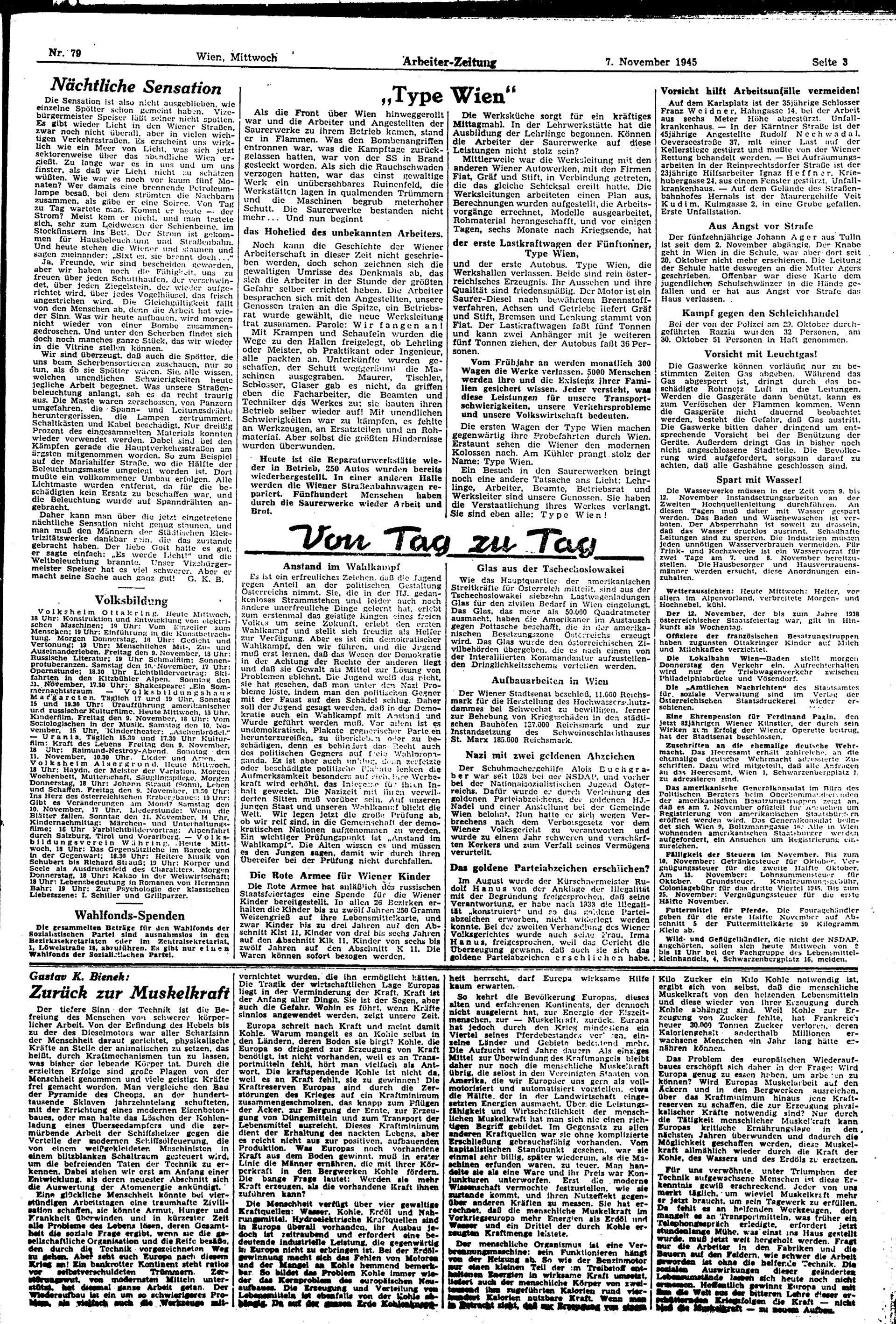 Ausgabe Mi. 07.11.1945, Seite 3