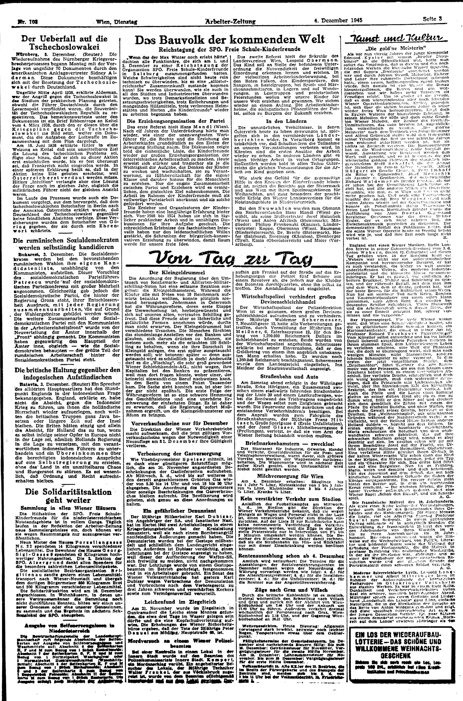 Ausgabe Di. 04.12.1945, Seite 3