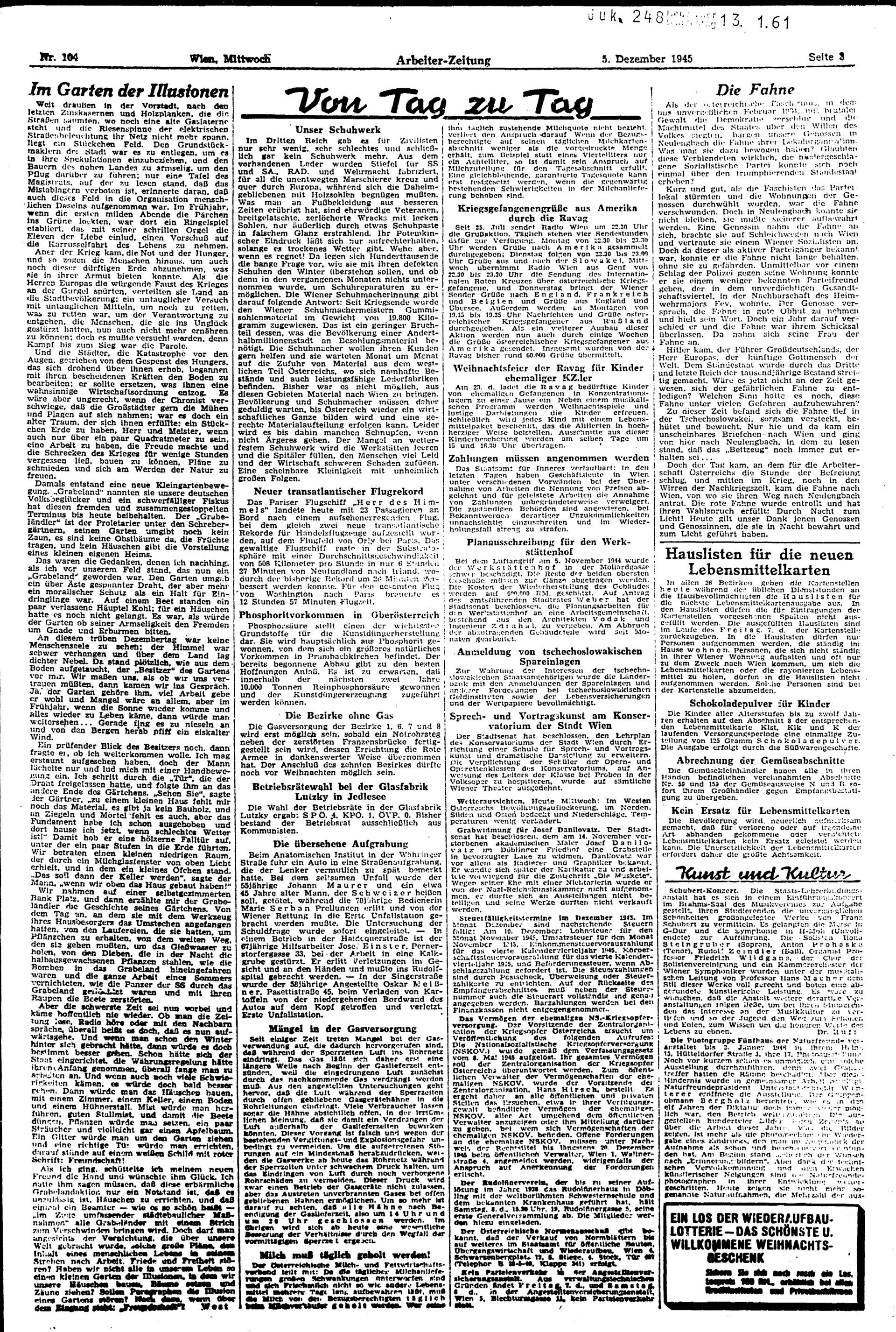 Ausgabe Mi. 05.12.1945, Seite 3
