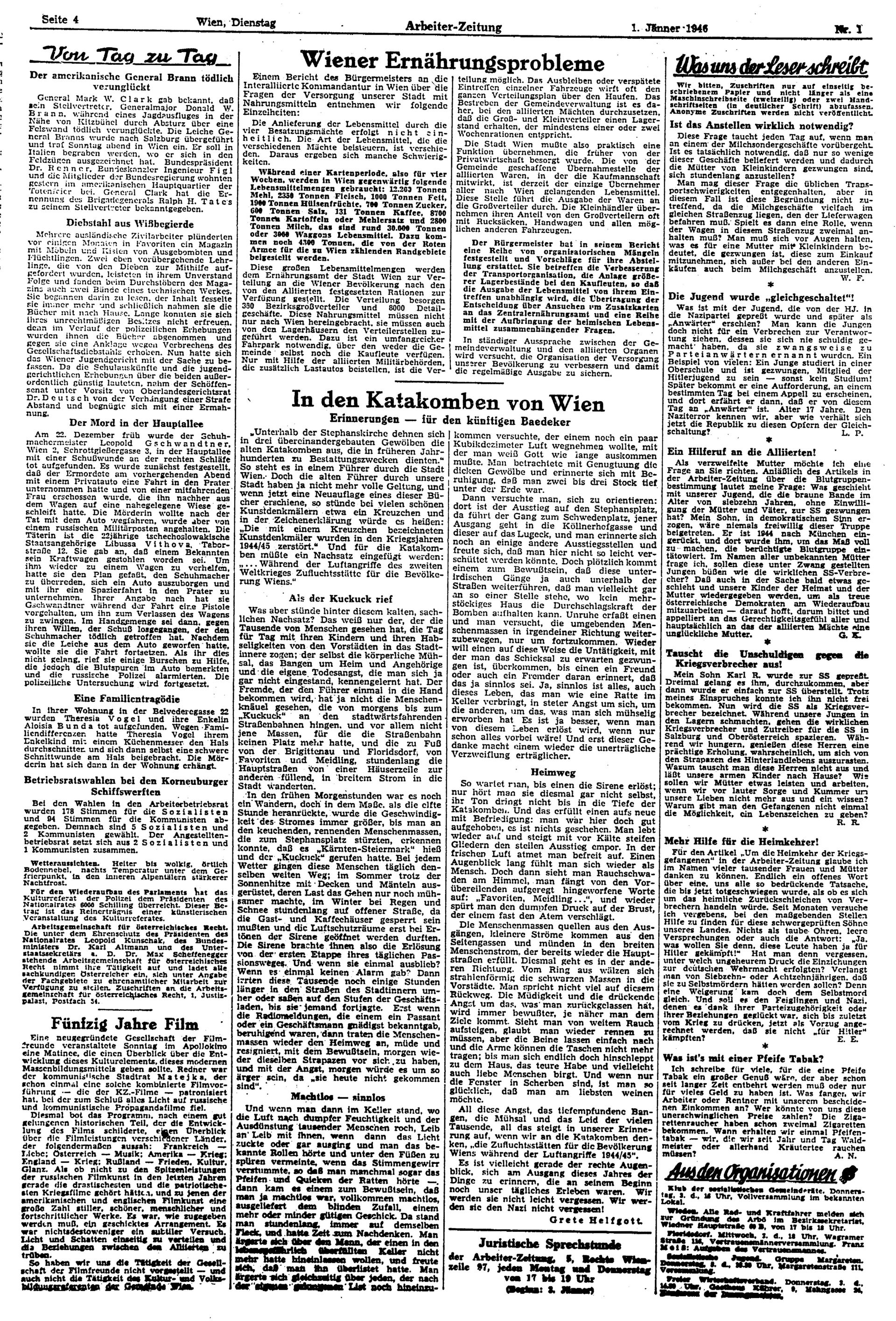 Ausgabe Di. 01.01.1946, Seite 4
