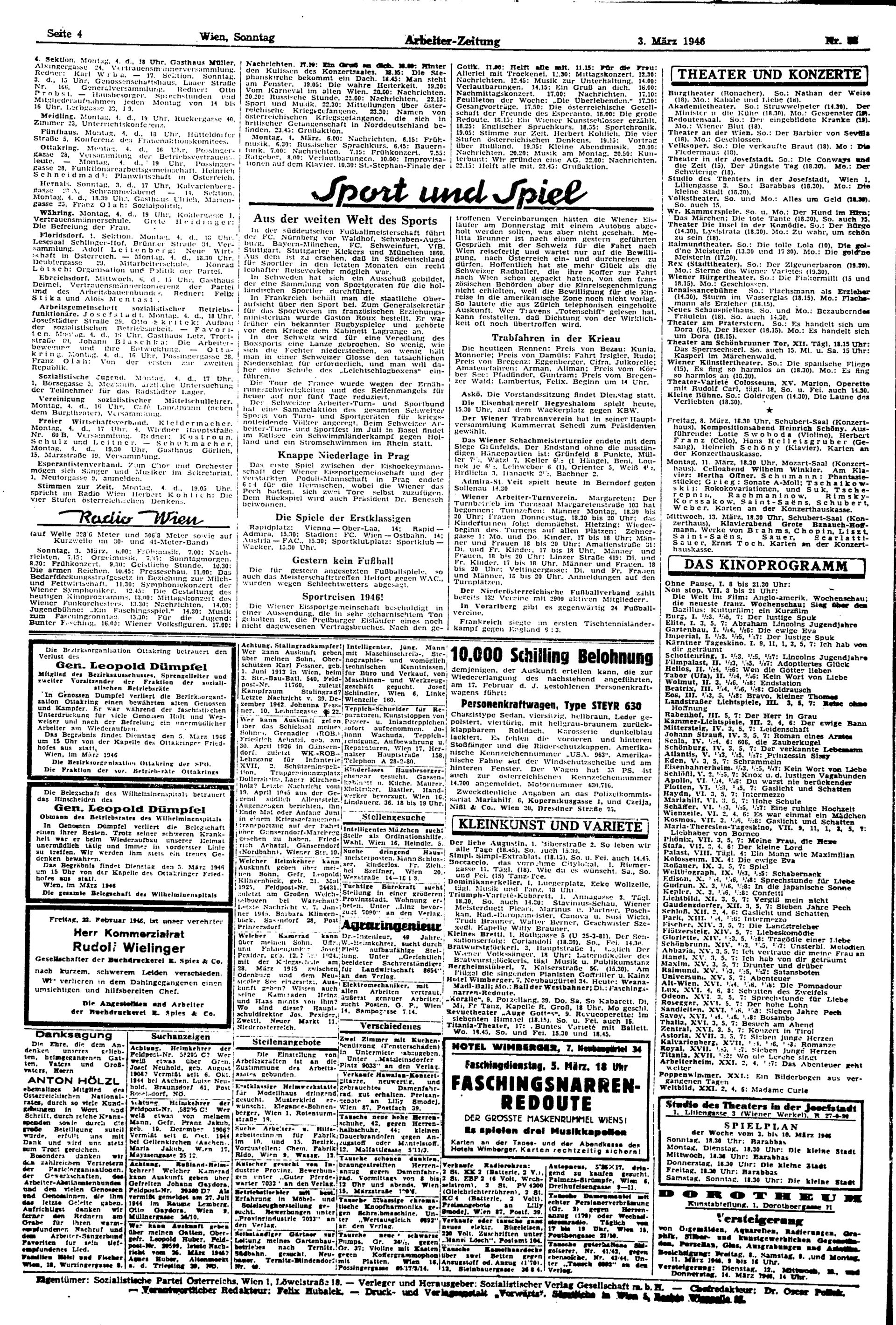 Ausgabe So. 03.03.1946, Seite 4