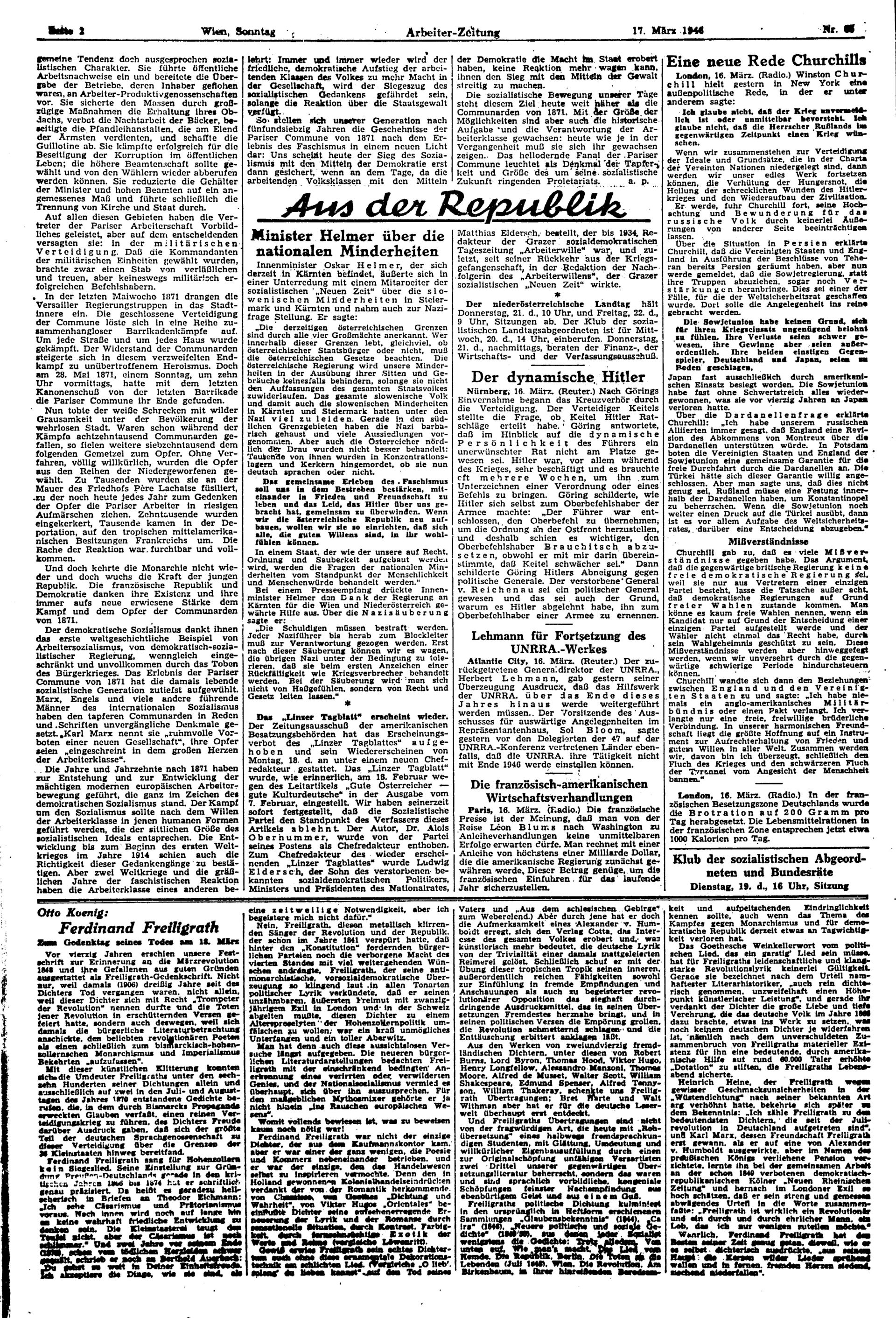 Ausgabe So. 17.03.1946, Seite 2