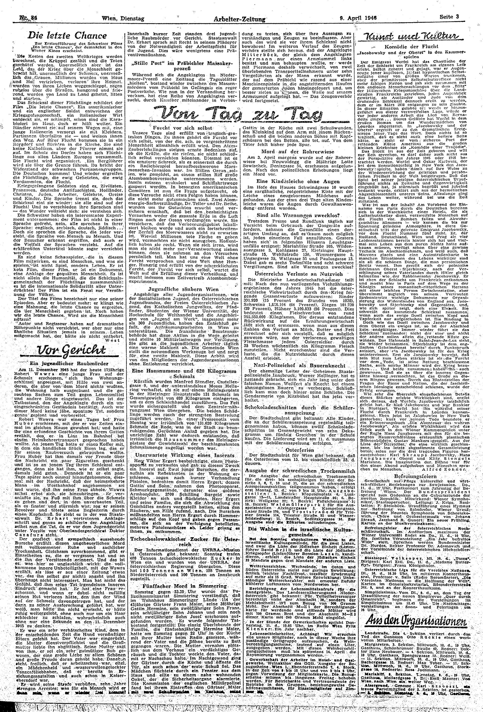 Ausgabe Di. 09.04.1946, Seite 3
