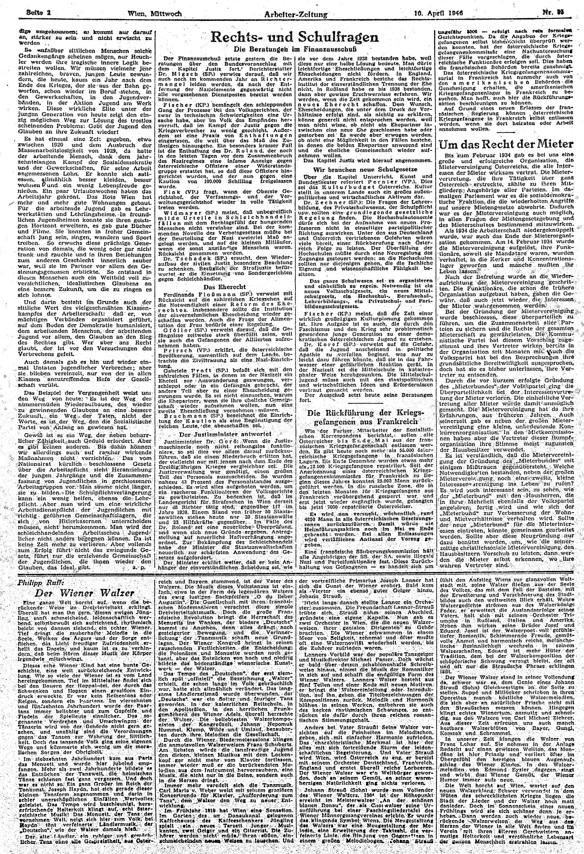 Ausgabe Mi. 10.04.1946, Seite 2