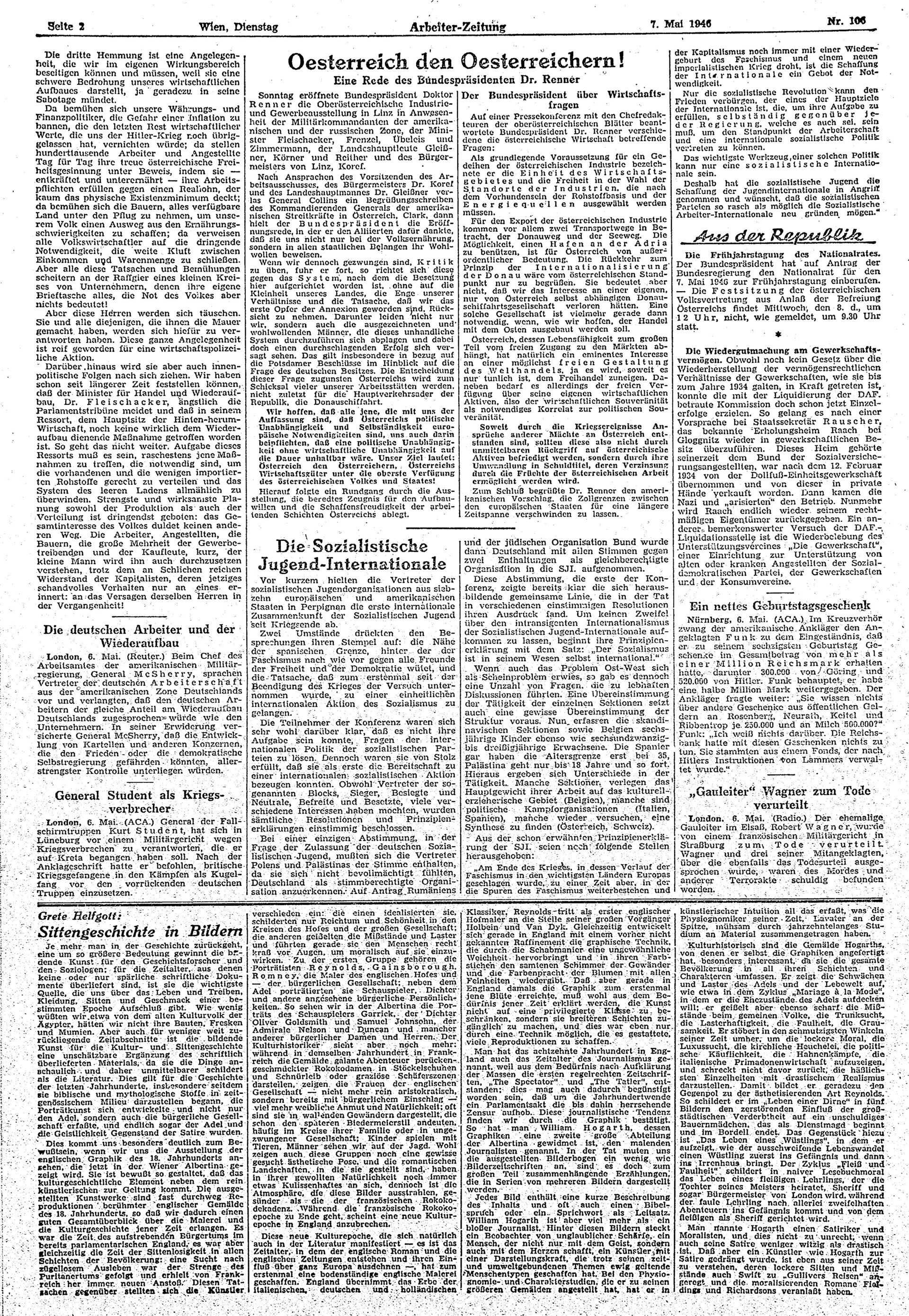 Ausgabe Di. 07.05.1946, Seite 2