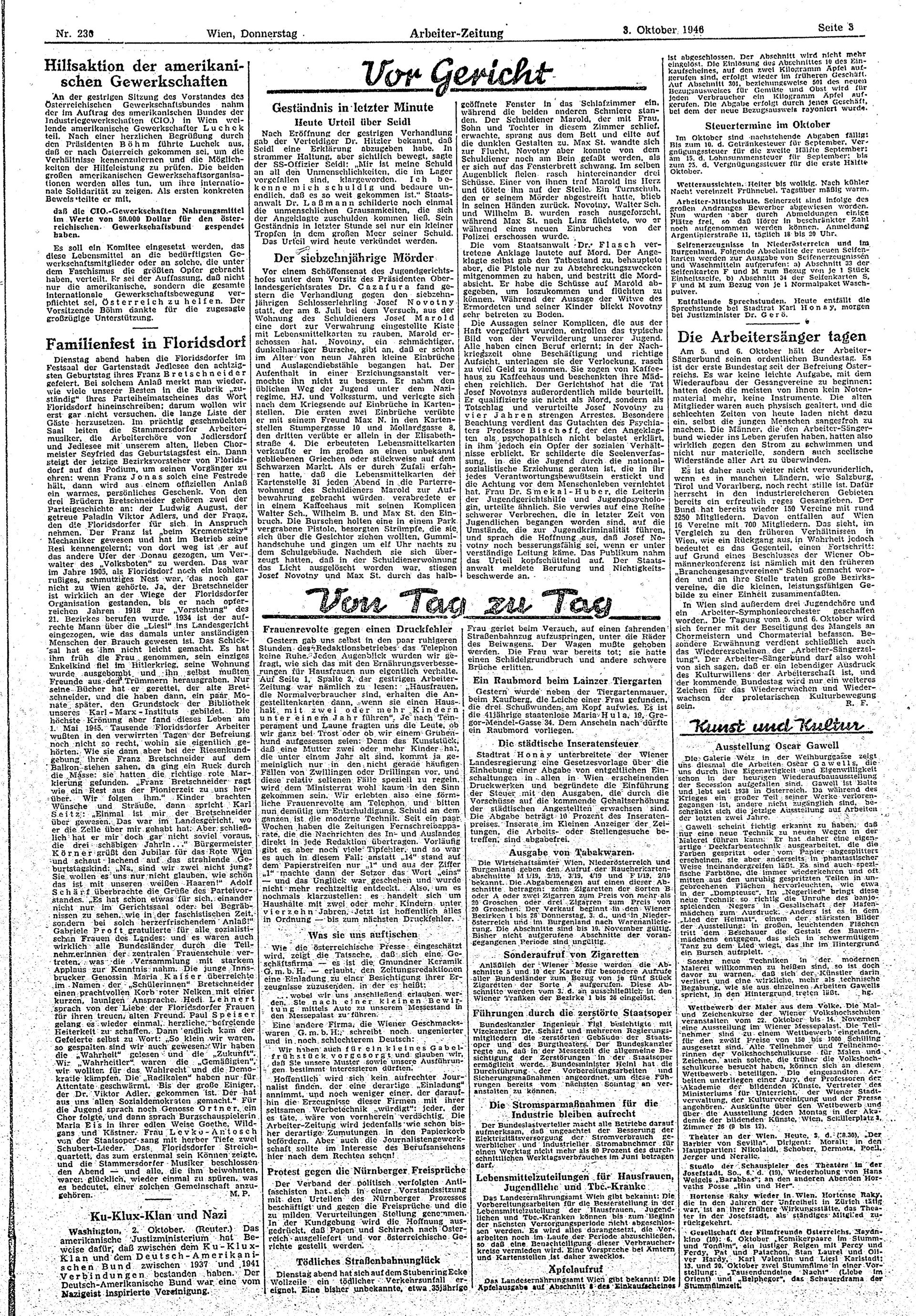 Ausgabe Do. 03.10.1946, Seite 3