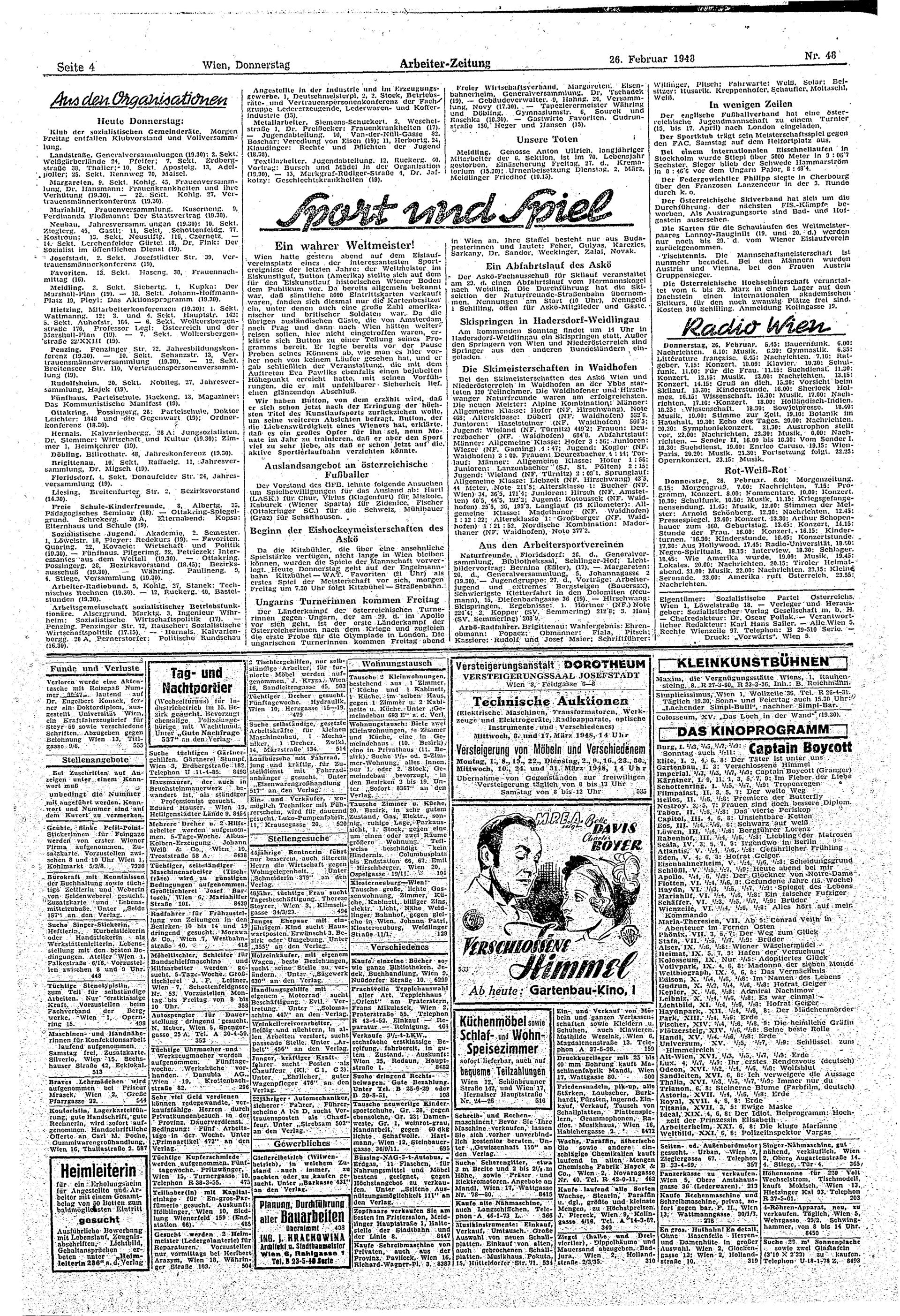 Ausgabe Do. 26.02.1948, Seite 4