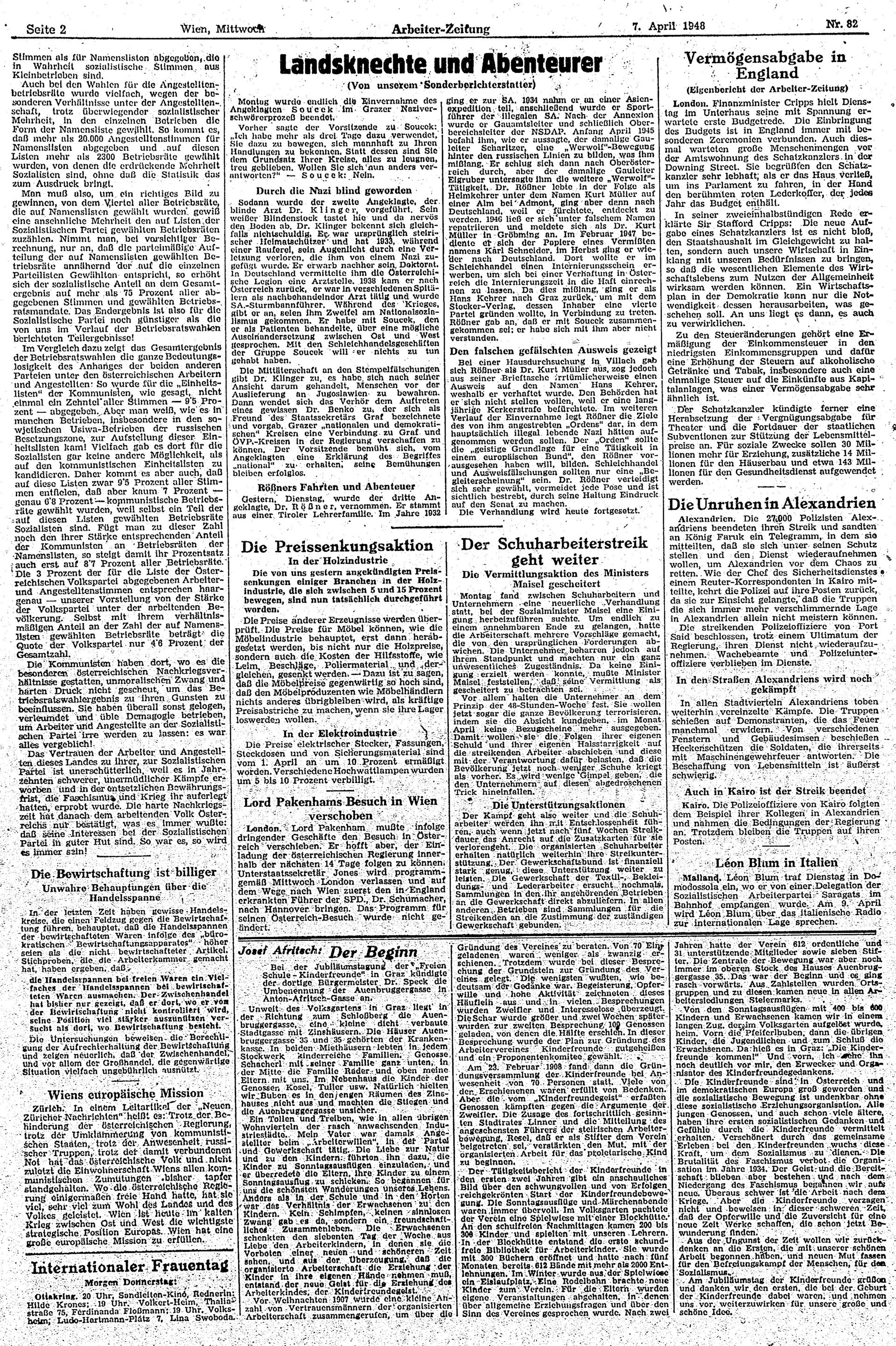 Ausgabe Mi. 07.04.1948, Seite 2