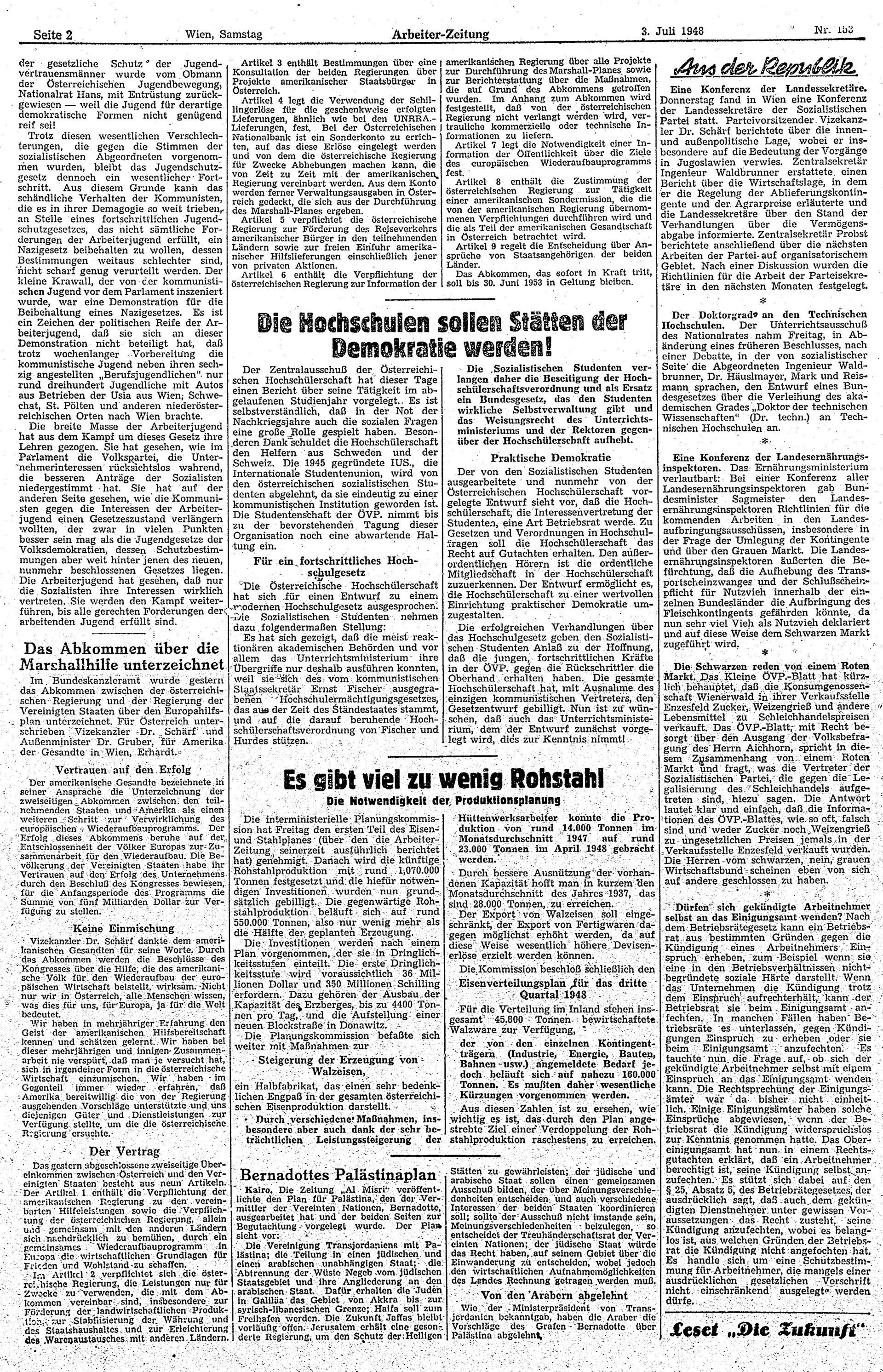 Ausgabe Sa. 03.07.1948, Seite 2