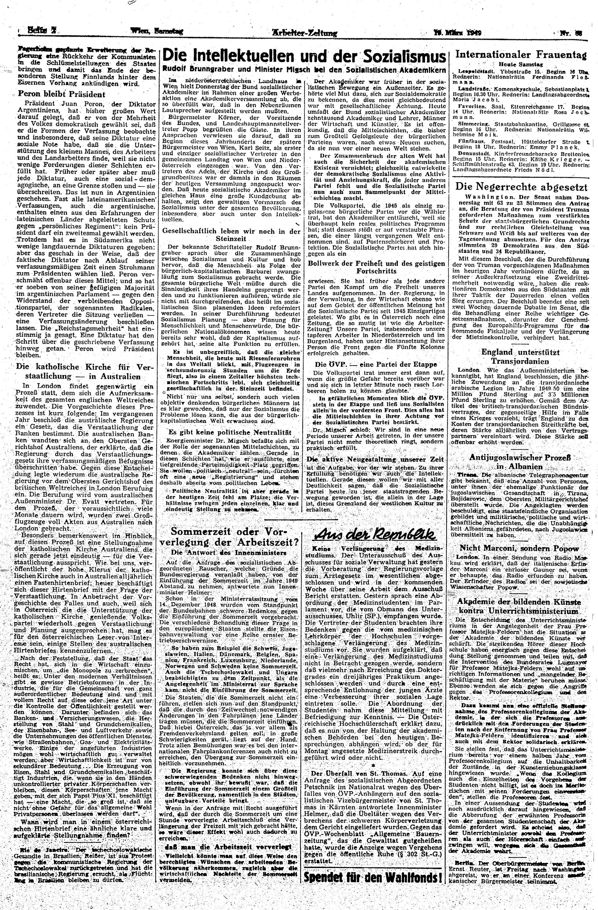 Ausgabe Sa. 19.03.1949, Seite 2