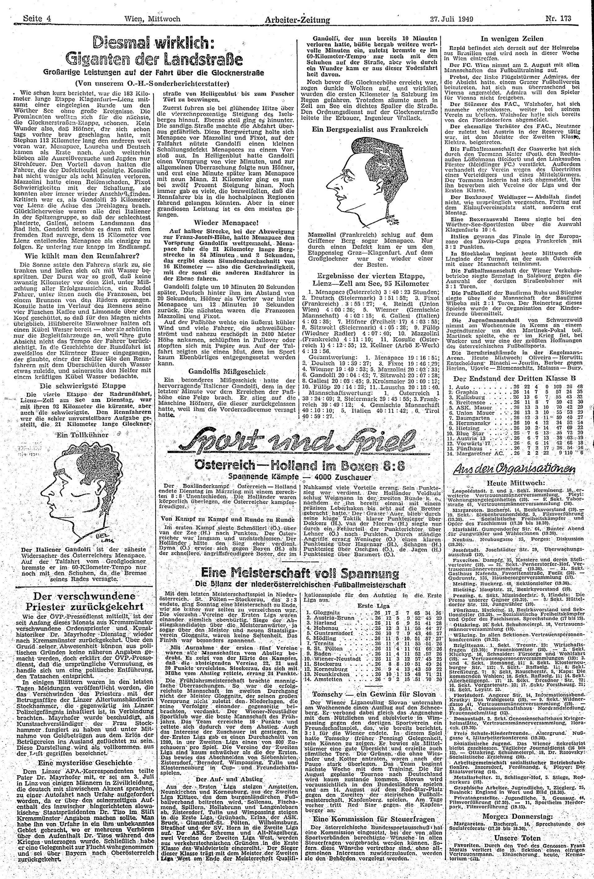 Ausgabe Mi. 27.07.1949, Seite 4