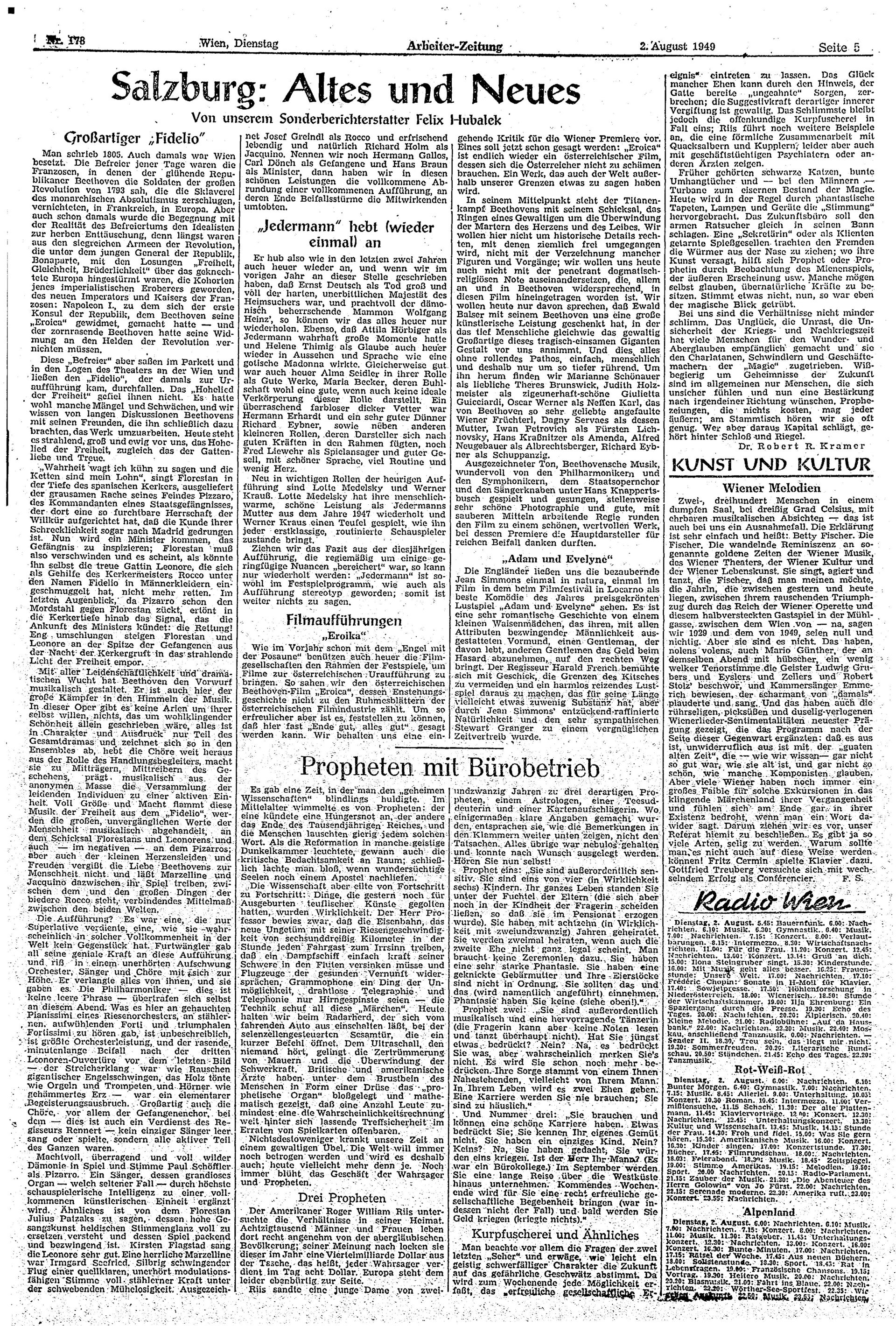 Ausgabe Di. 02.08.1949, Seite 5