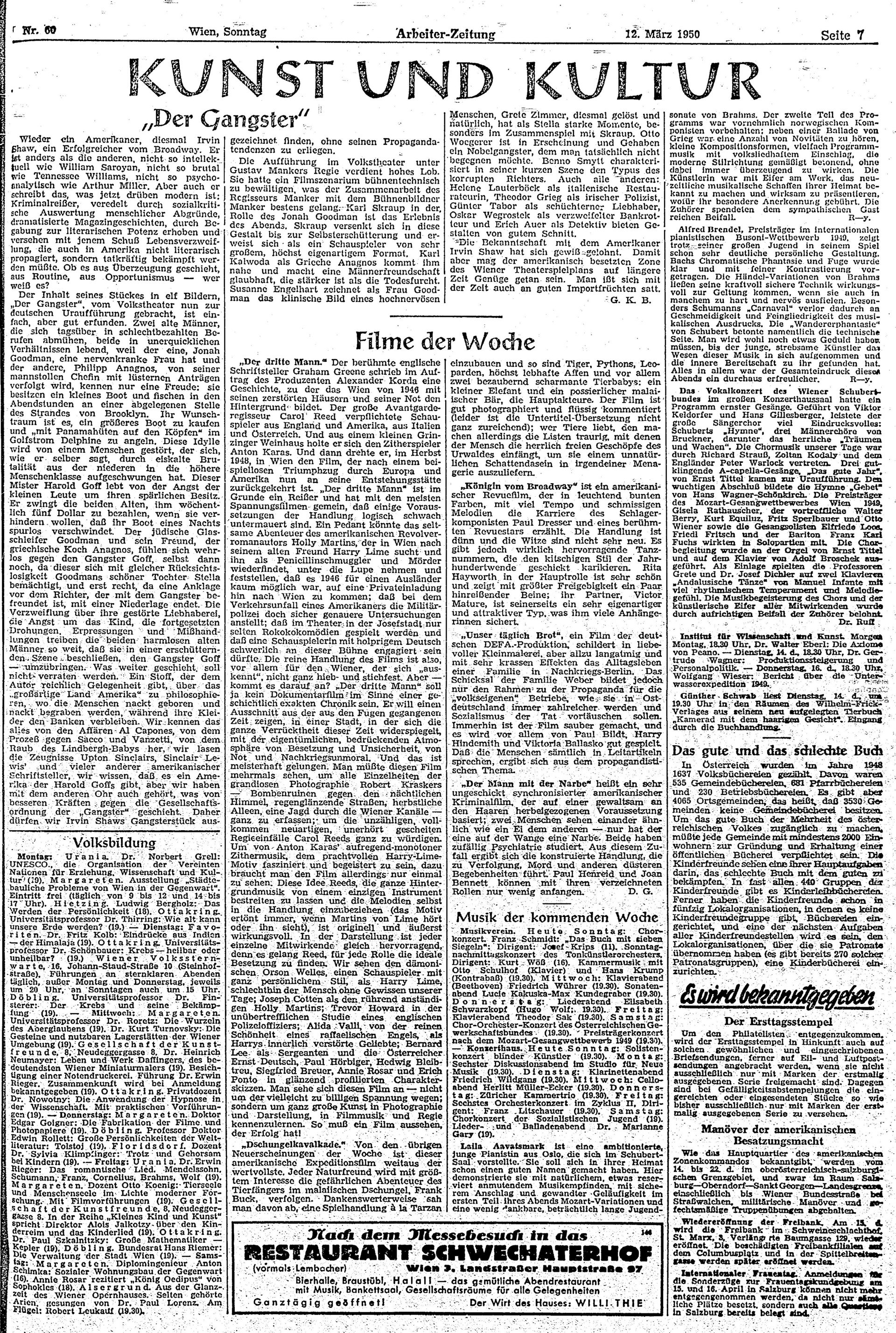 Ausgabe So. 12.03.1950, Seite 7