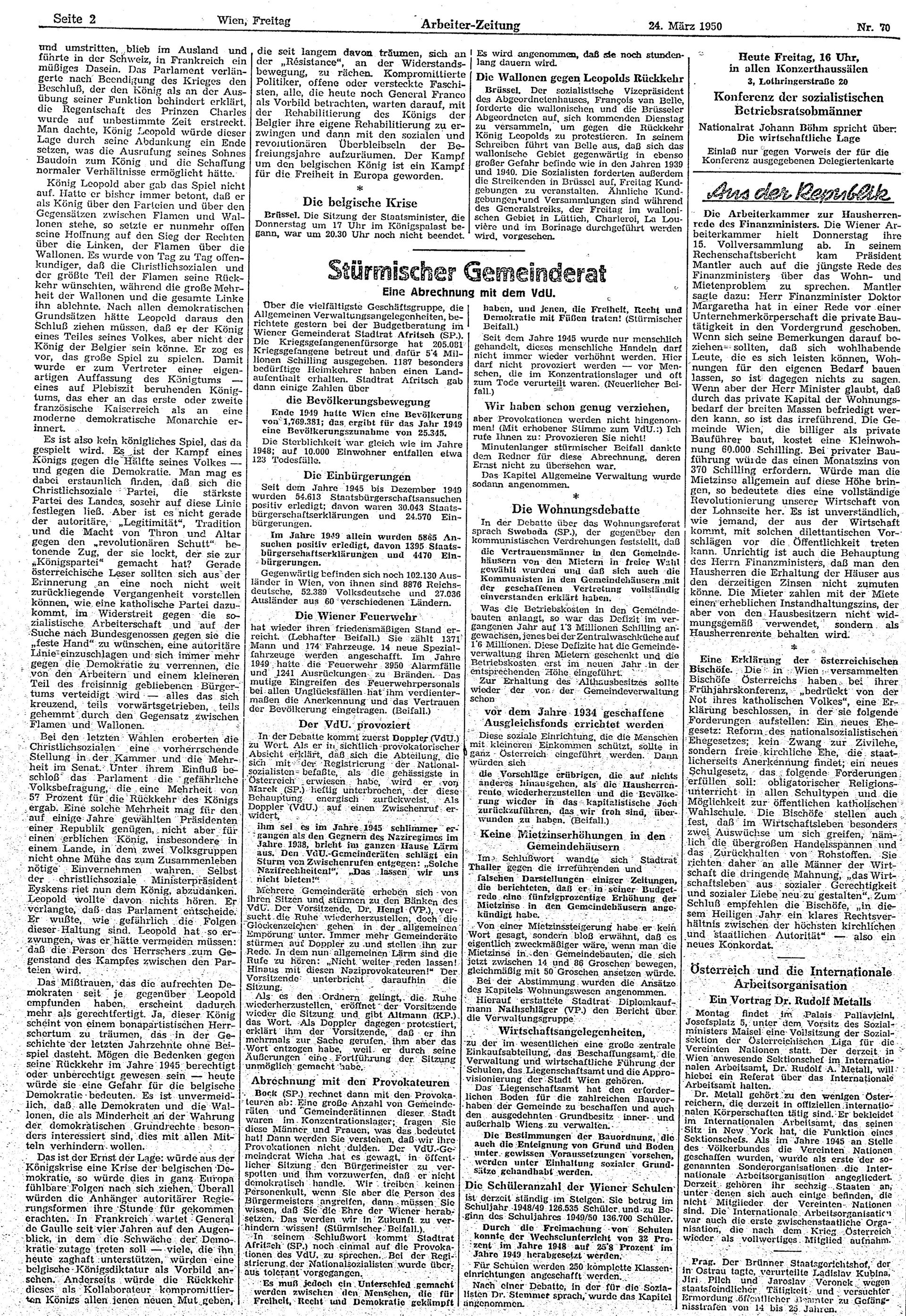 Ausgabe Fr. 24.03.1950, Seite 2