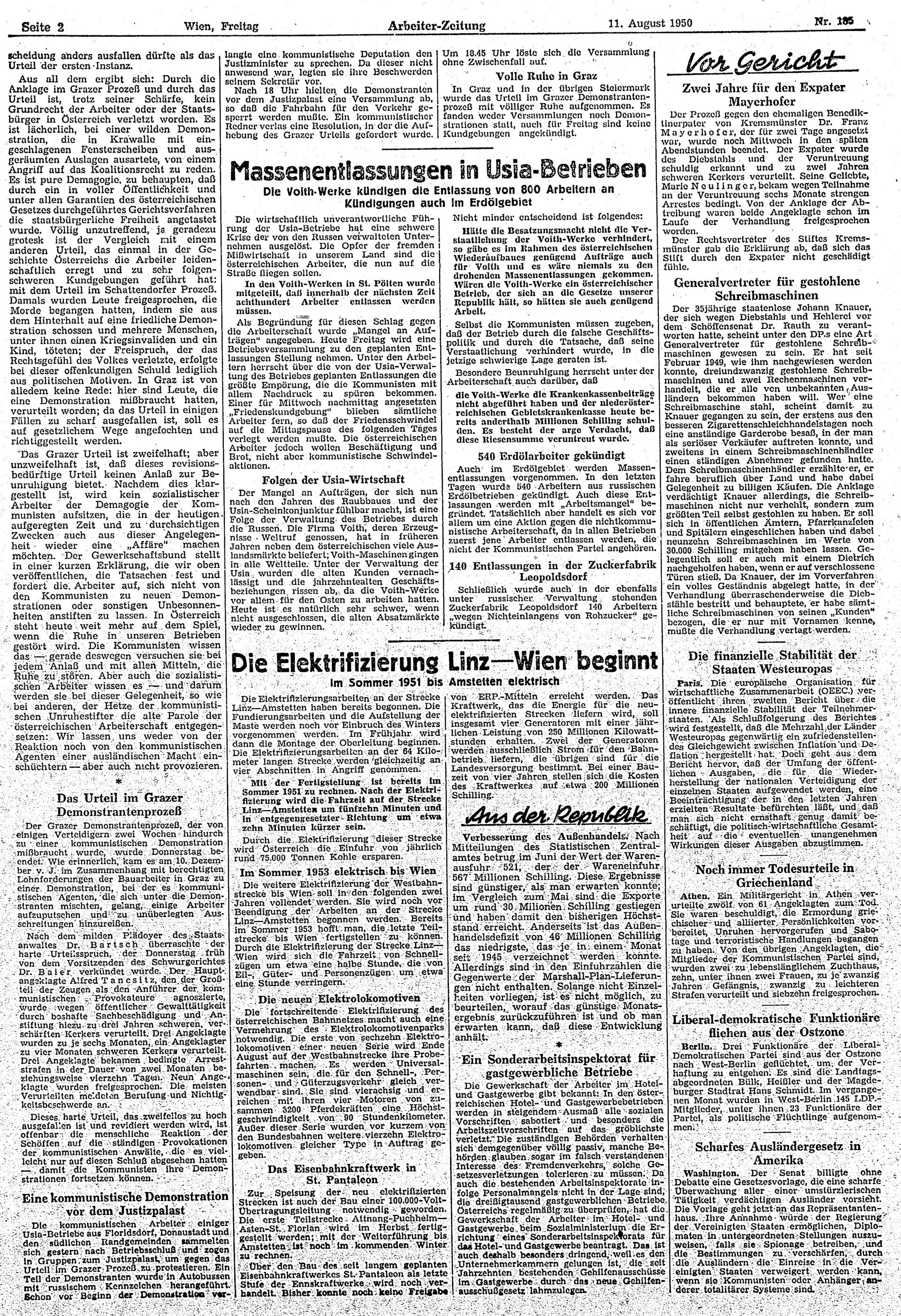 Ausgabe Fr. 11.08.1950, Seite 2