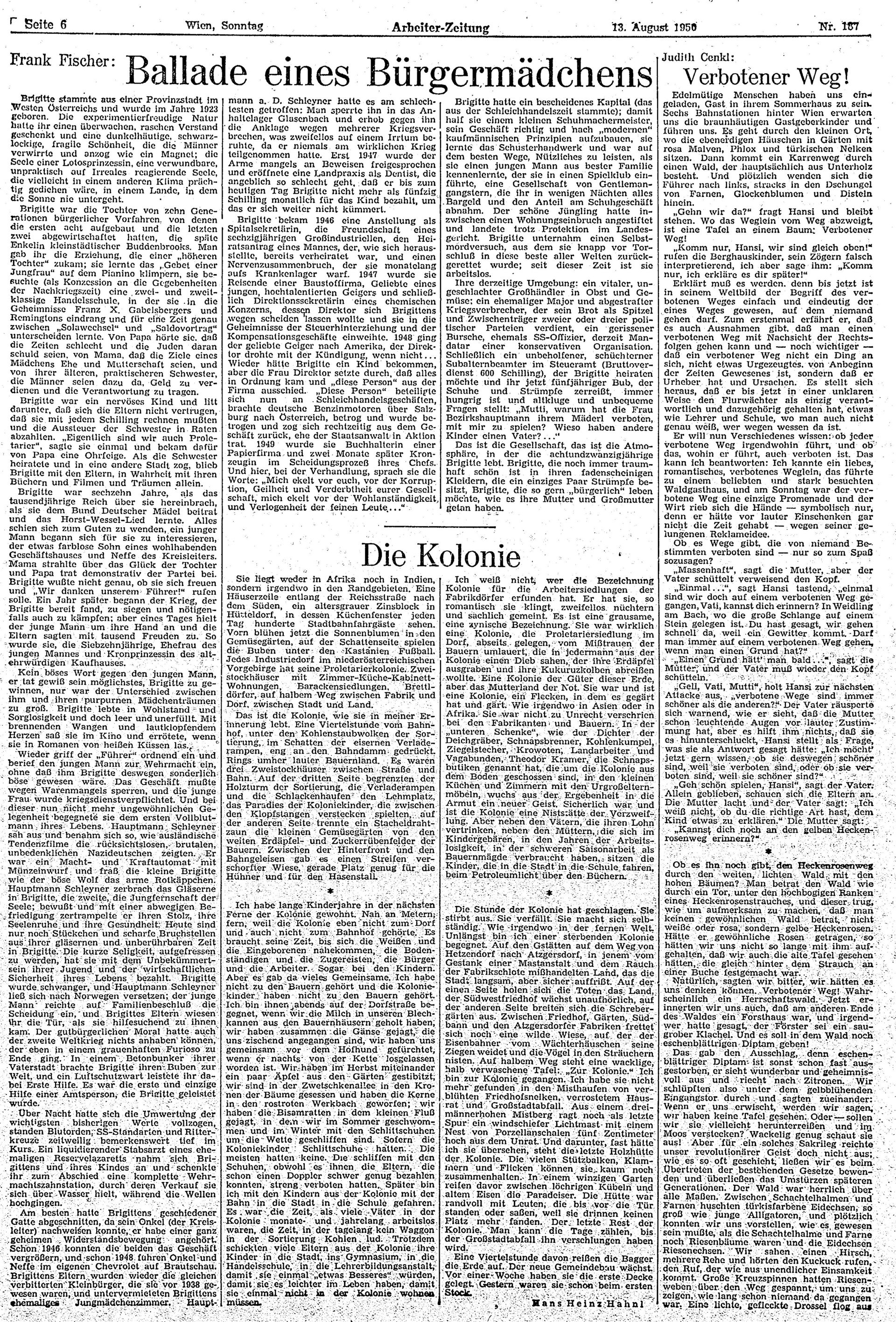 Ausgabe So. 13.08.1950, Seite 6