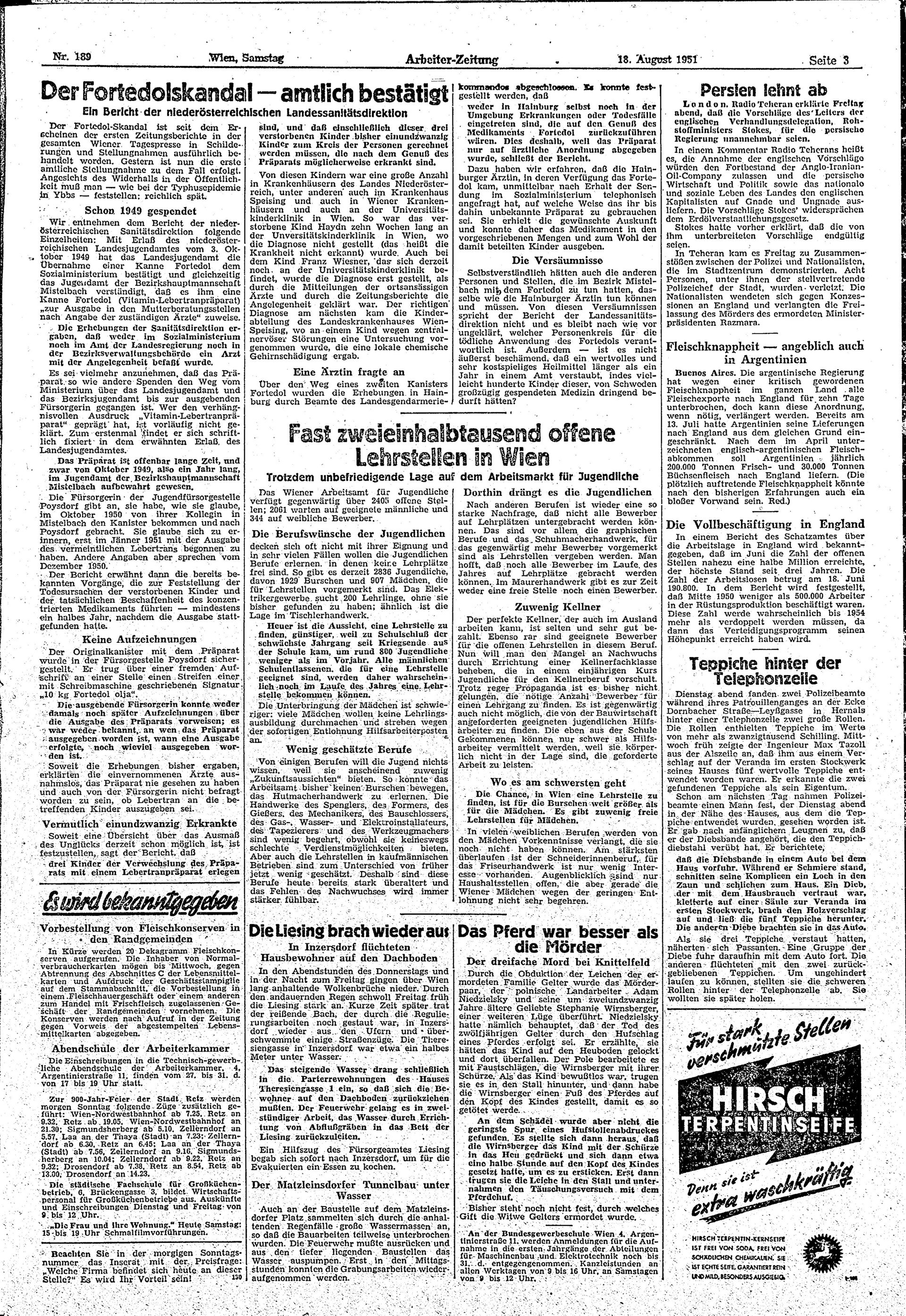 Ausgabe Sa. 18.08.1951, Seite 3
