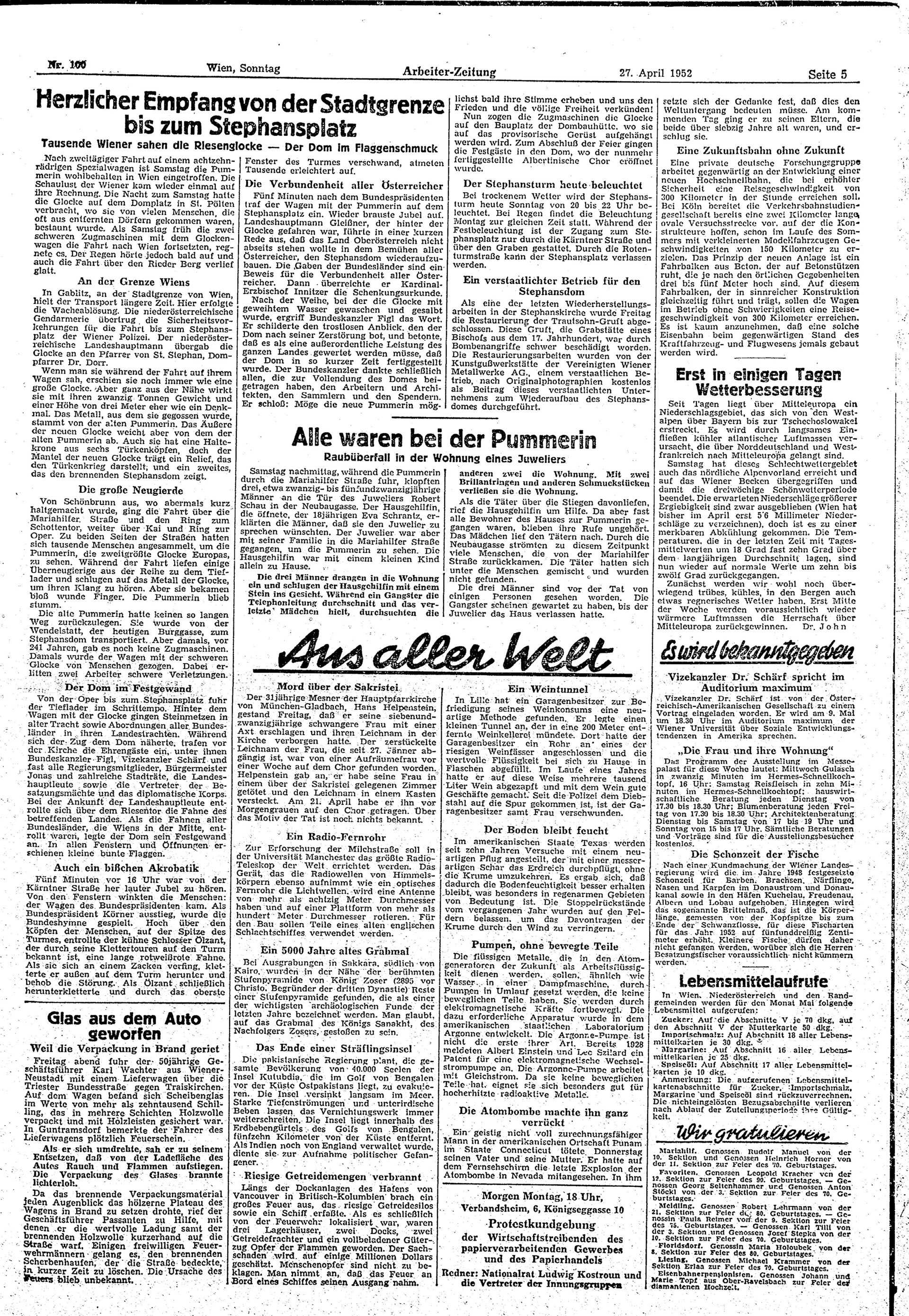 Ausgabe So. 27.04.1952, Seite 5