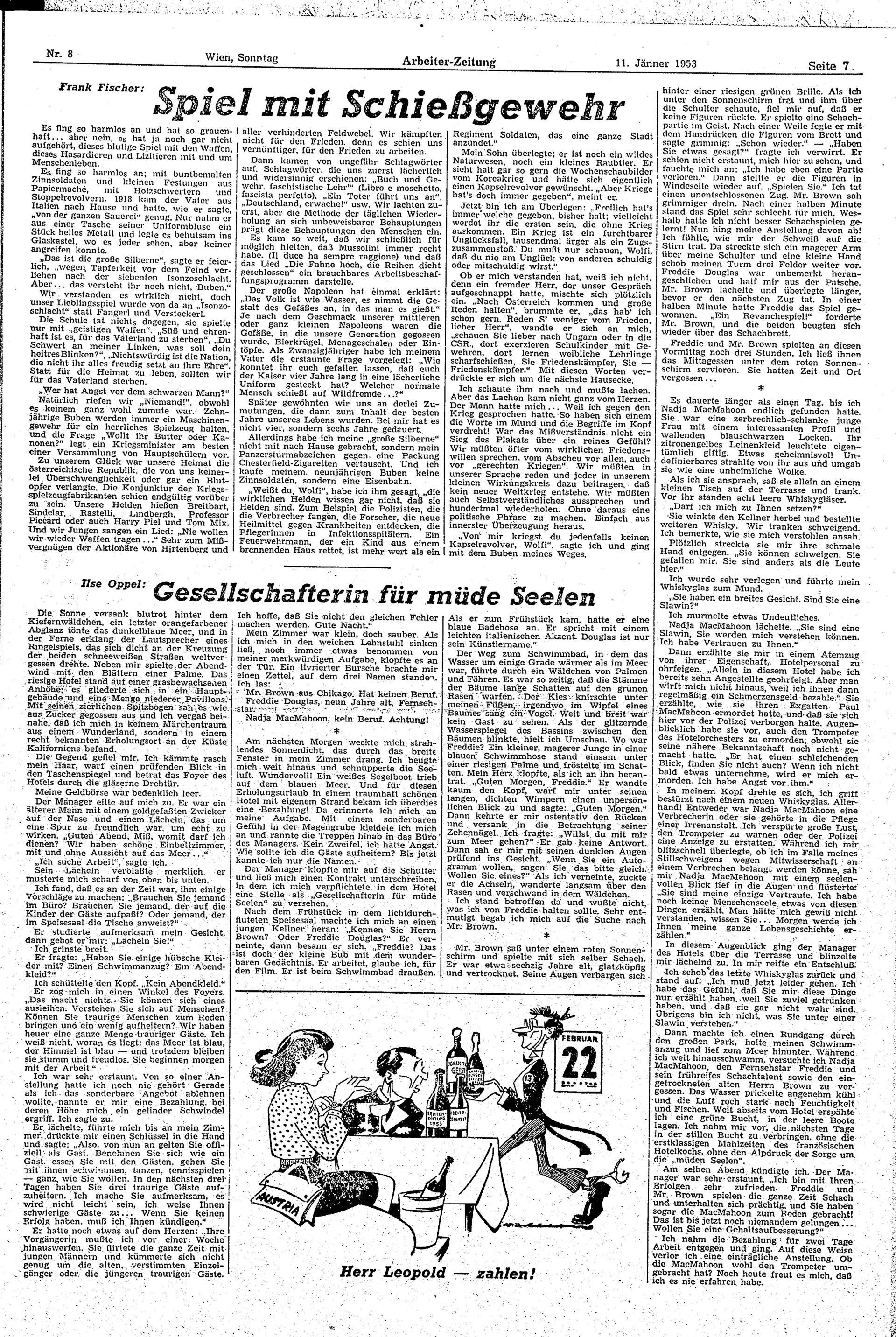 Ausgabe So. 11.01.1953, Seite 7