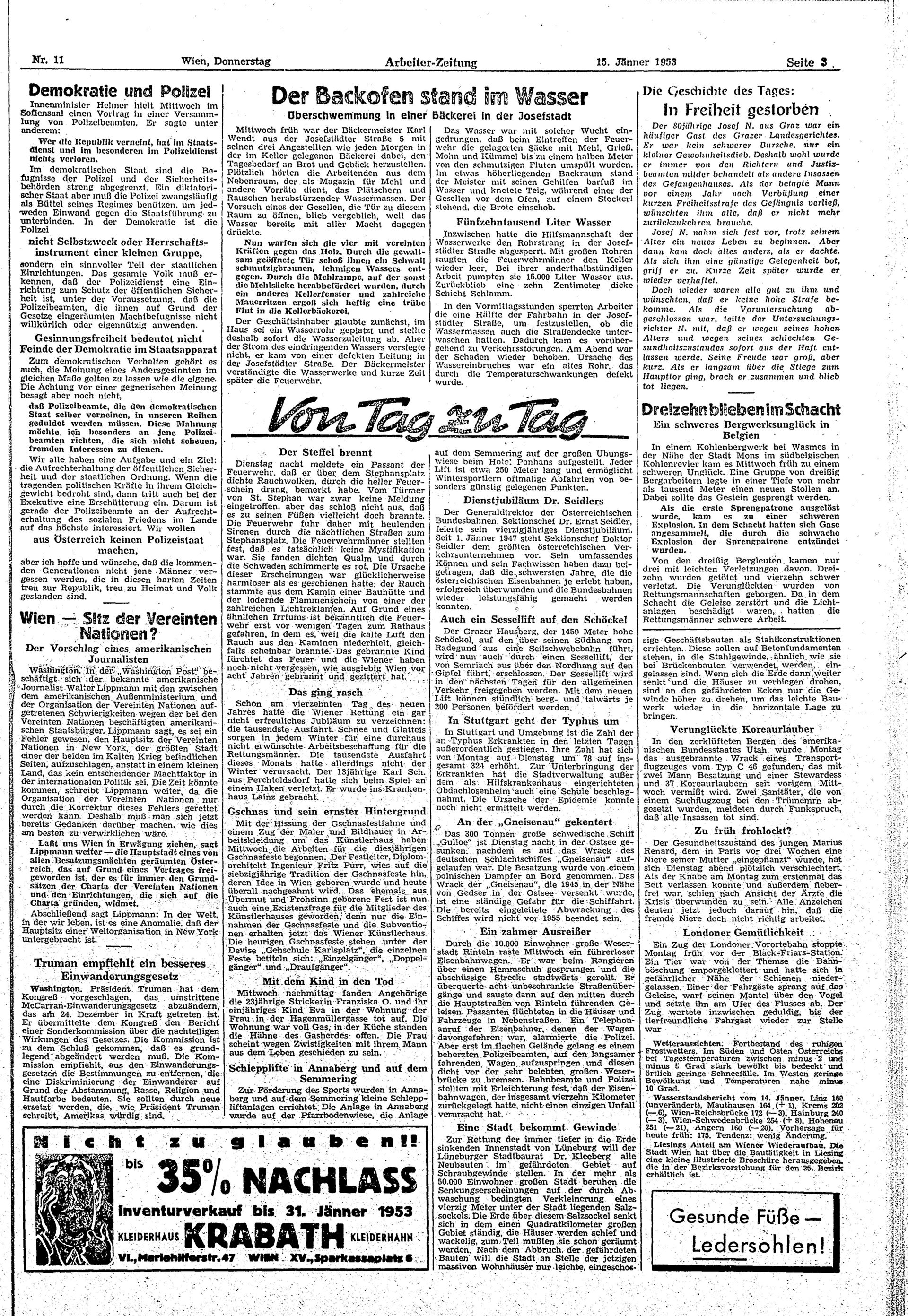 Ausgabe Do. 15.01.1953, Seite 3