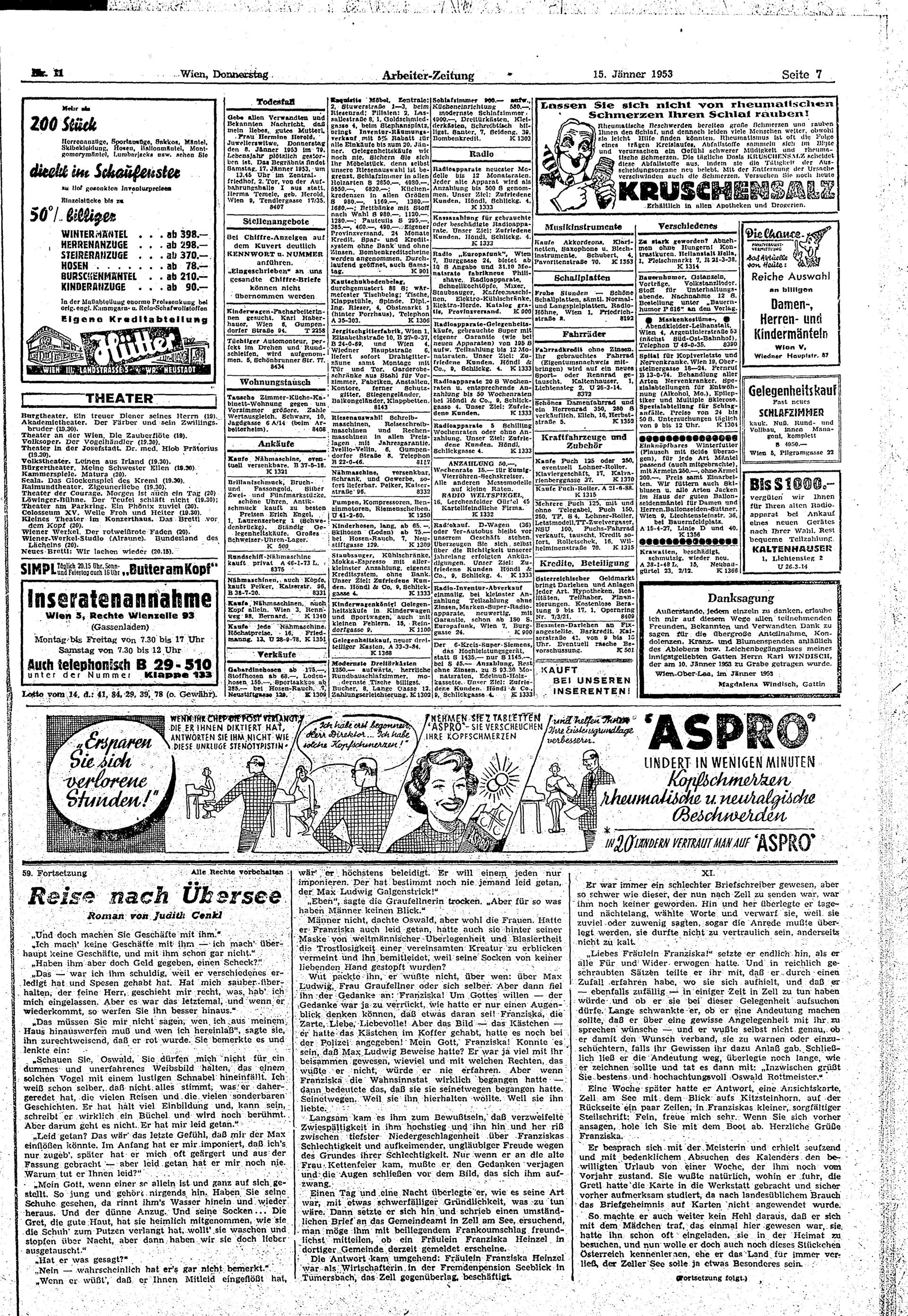 Ausgabe Do. 15.01.1953, Seite 7