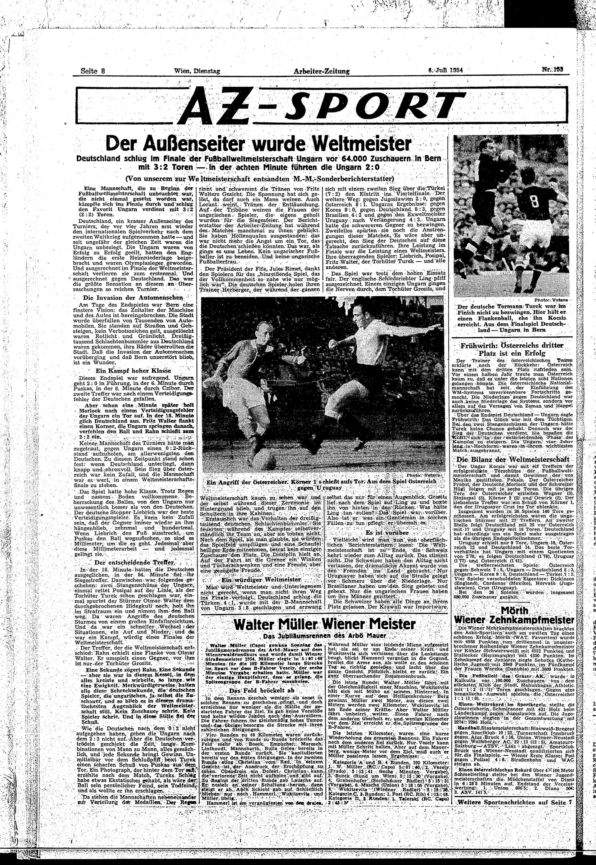 Ausgabe Di. 06.07.1954, Seite 8