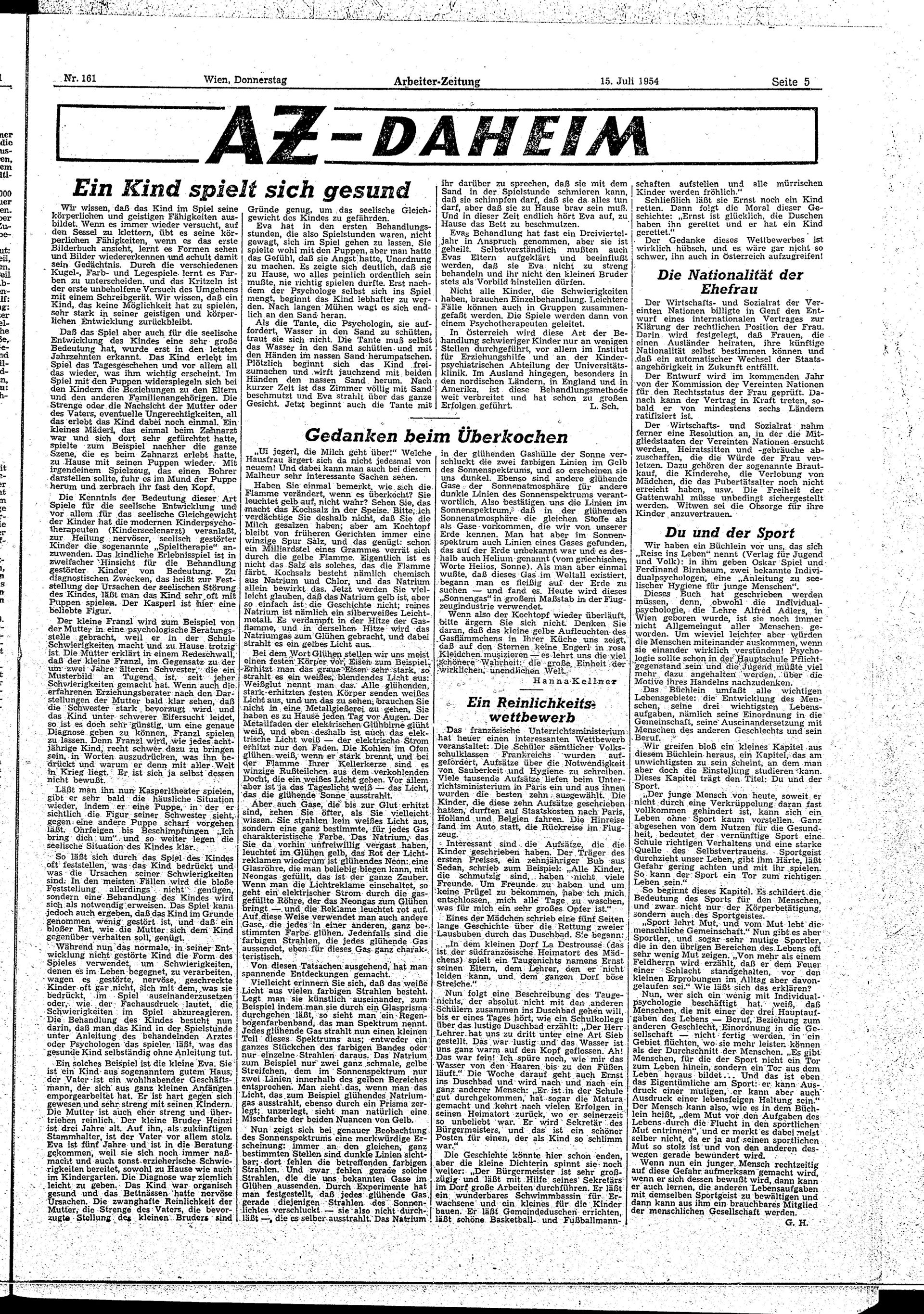 Ausgabe Do. 15.07.1954, Seite 5