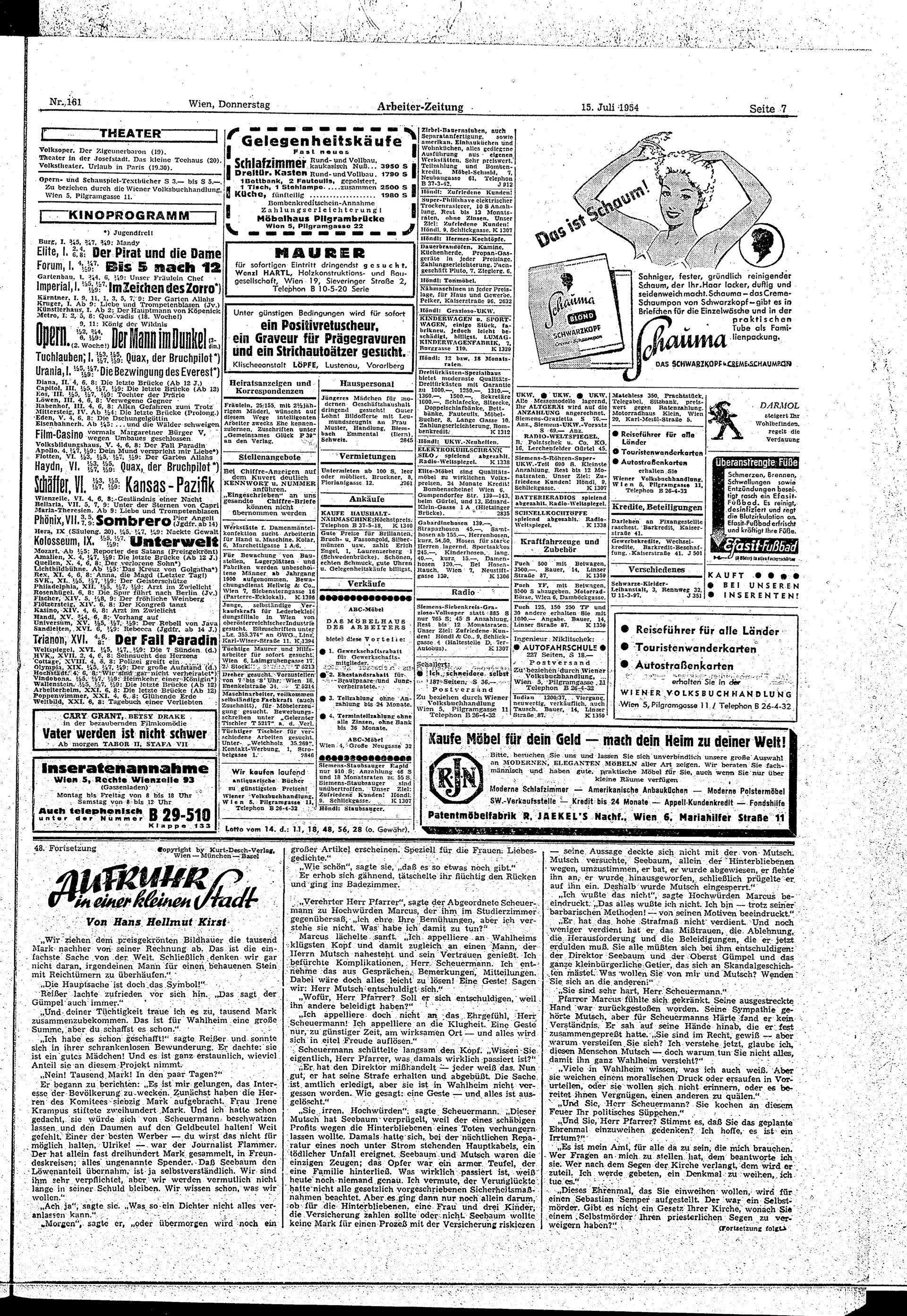 Ausgabe Do. 15.07.1954, Seite 7