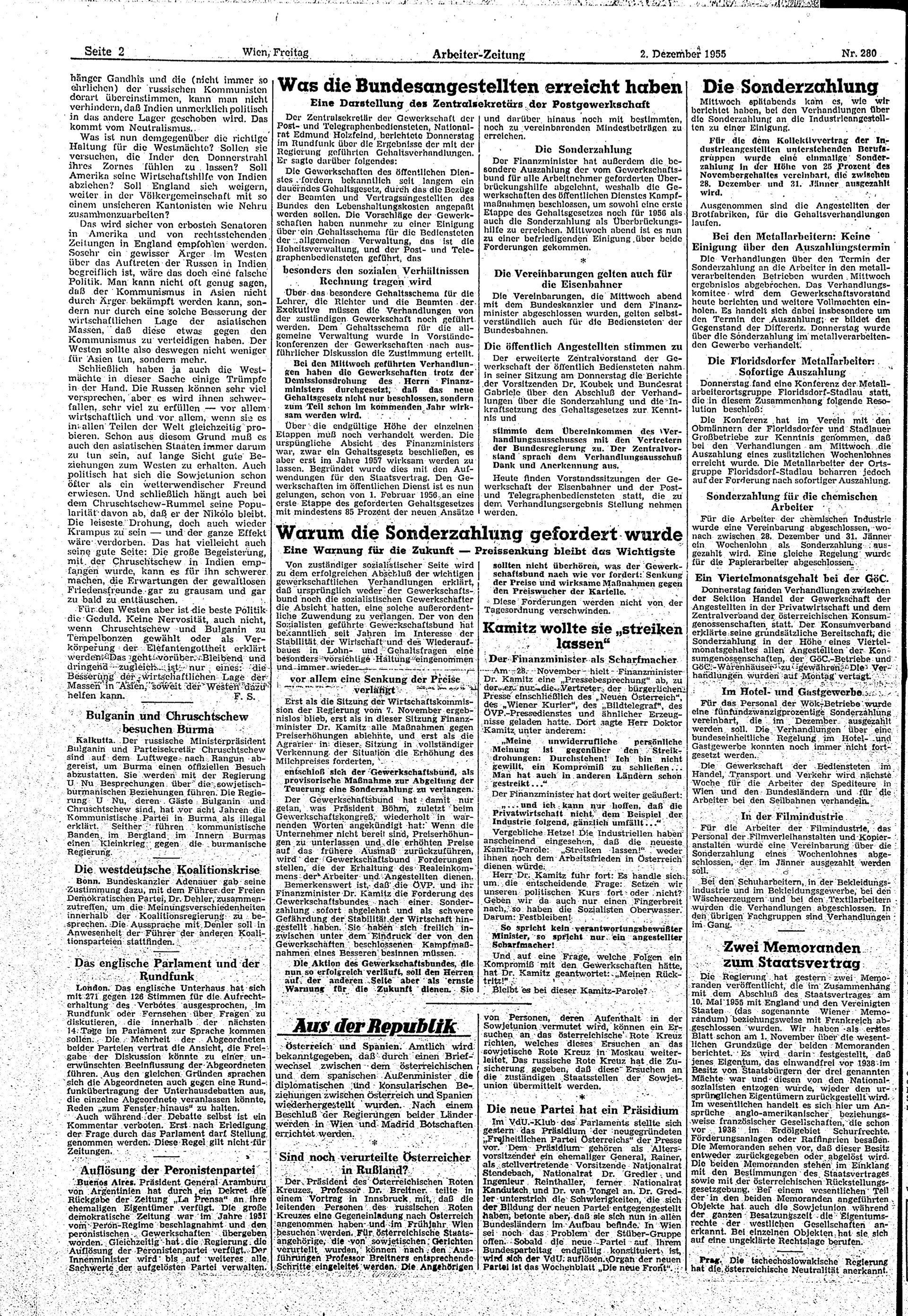 Ausgabe Fr. 02.12.1955, Seite 2