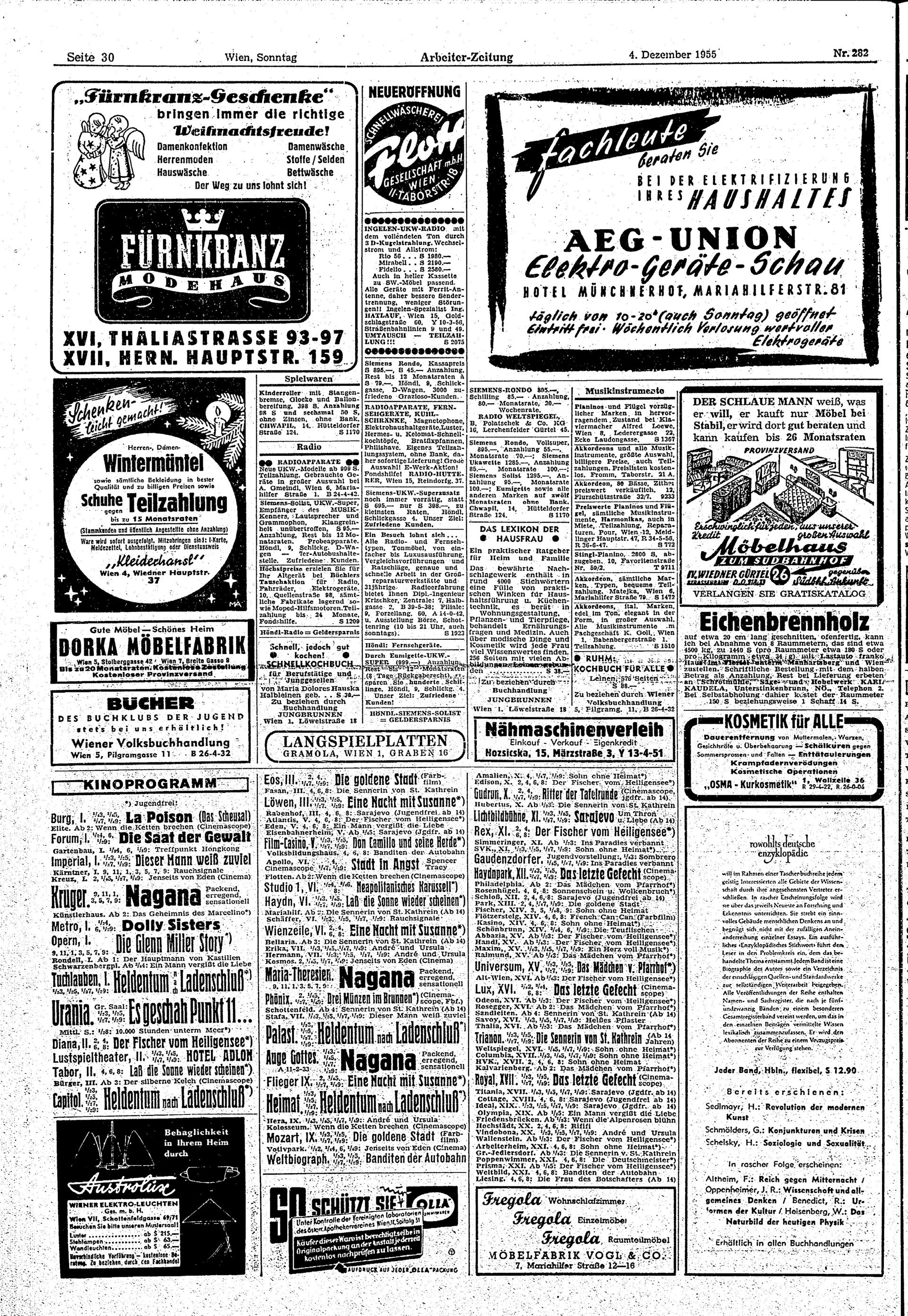 Ausgabe So. 04.12.1955, Seite 30