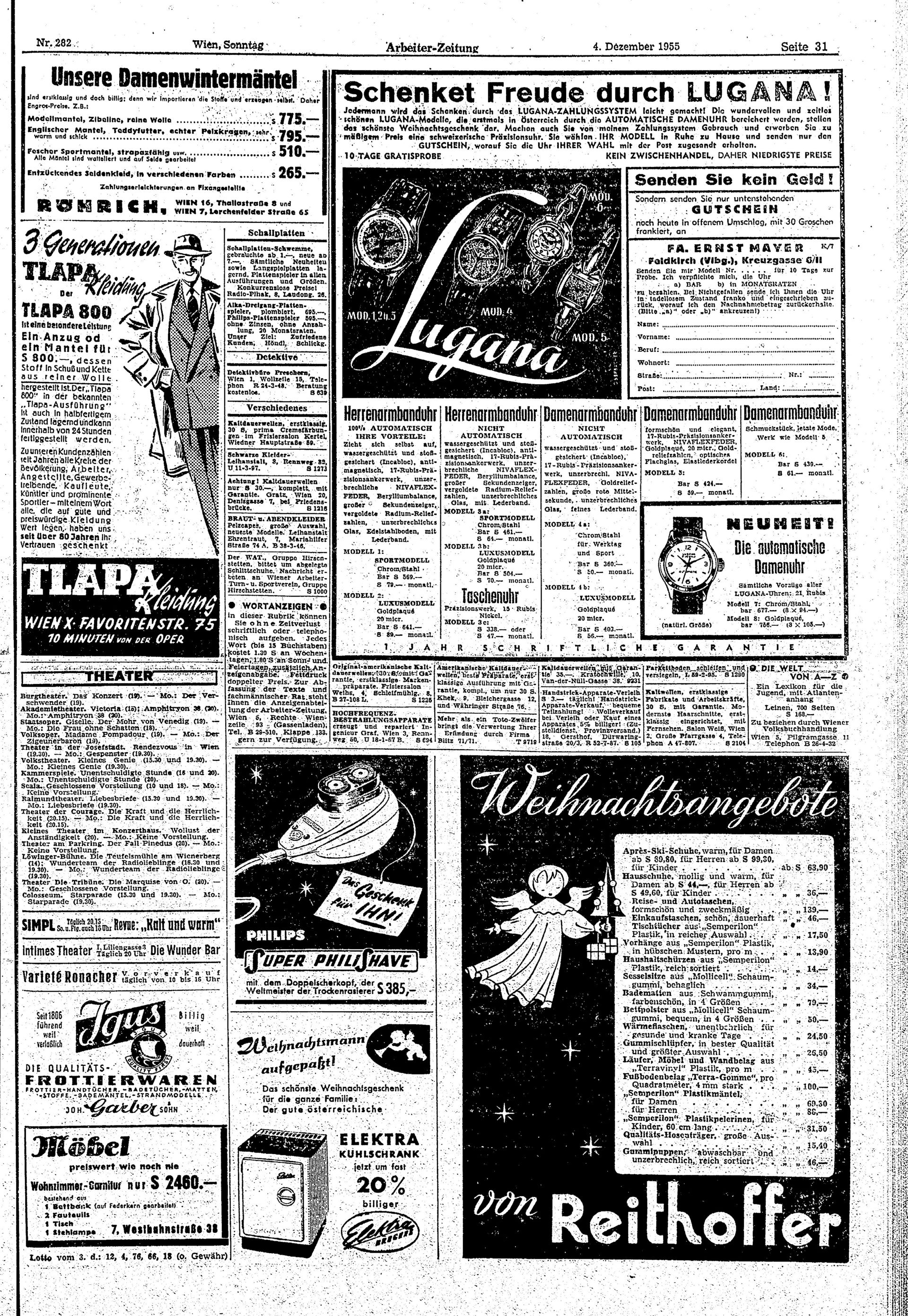 Ausgabe So. 04.12.1955, Seite 31