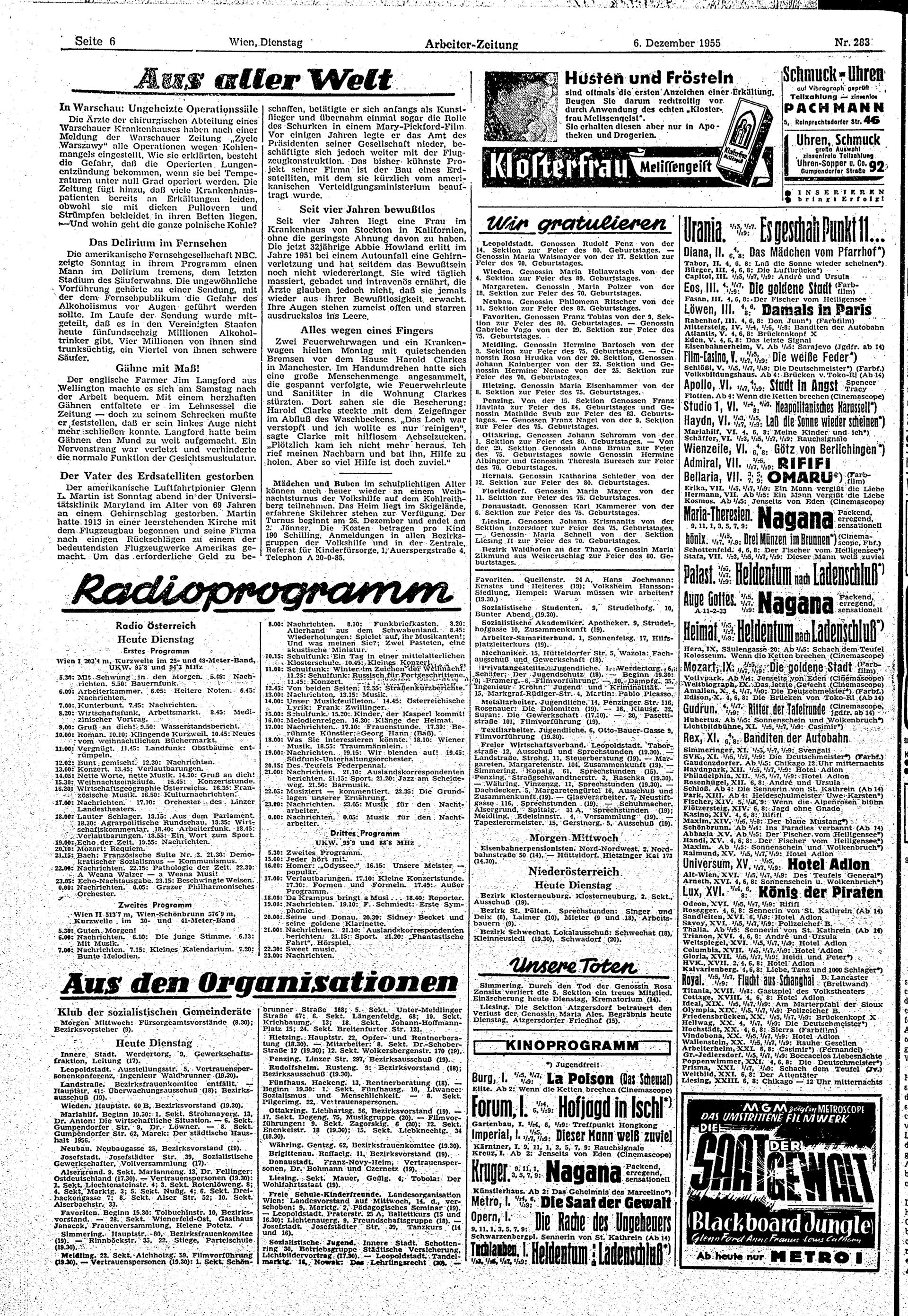 Ausgabe Di. 06.12.1955, Seite 6