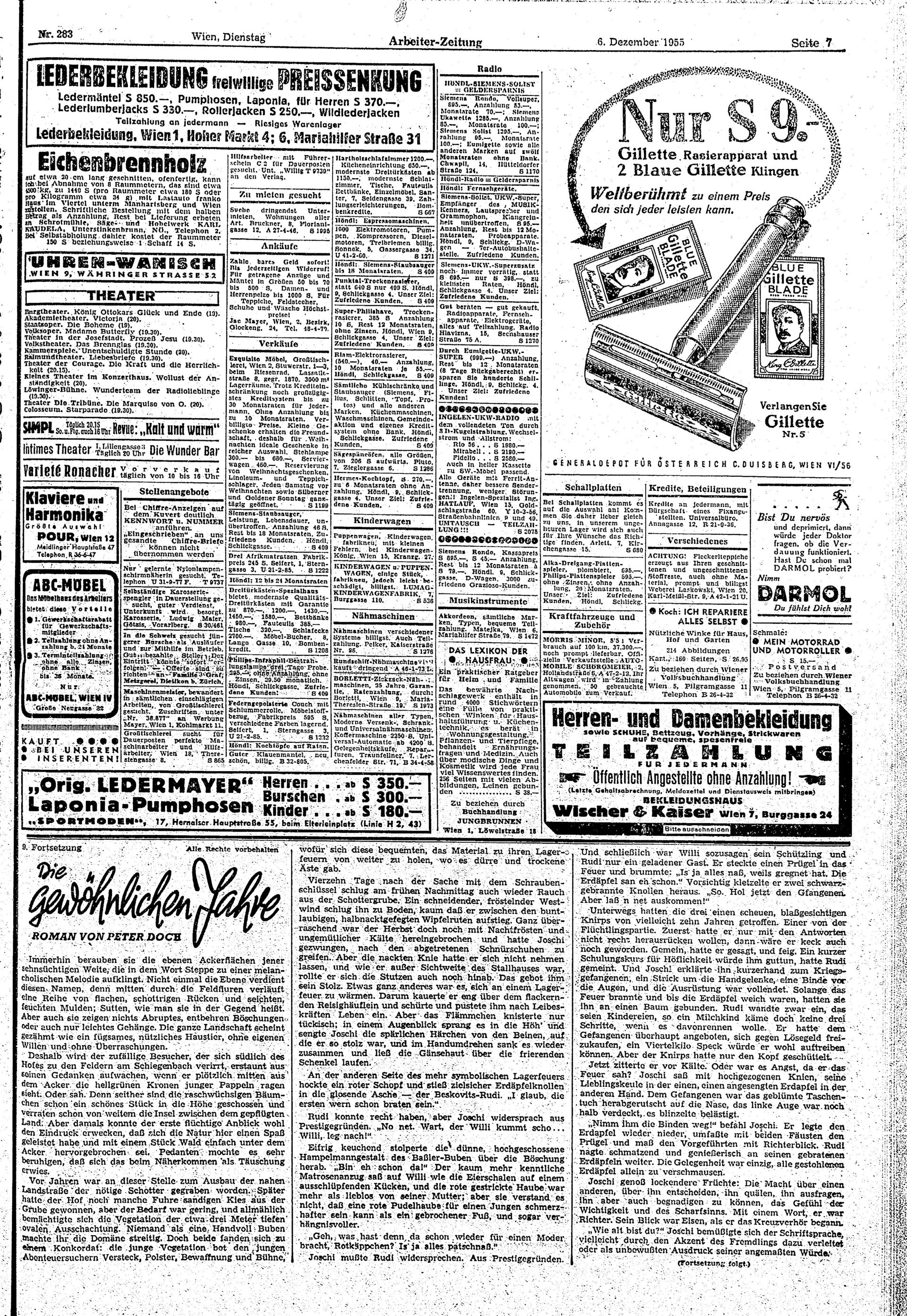 Ausgabe Di. 06.12.1955, Seite 7