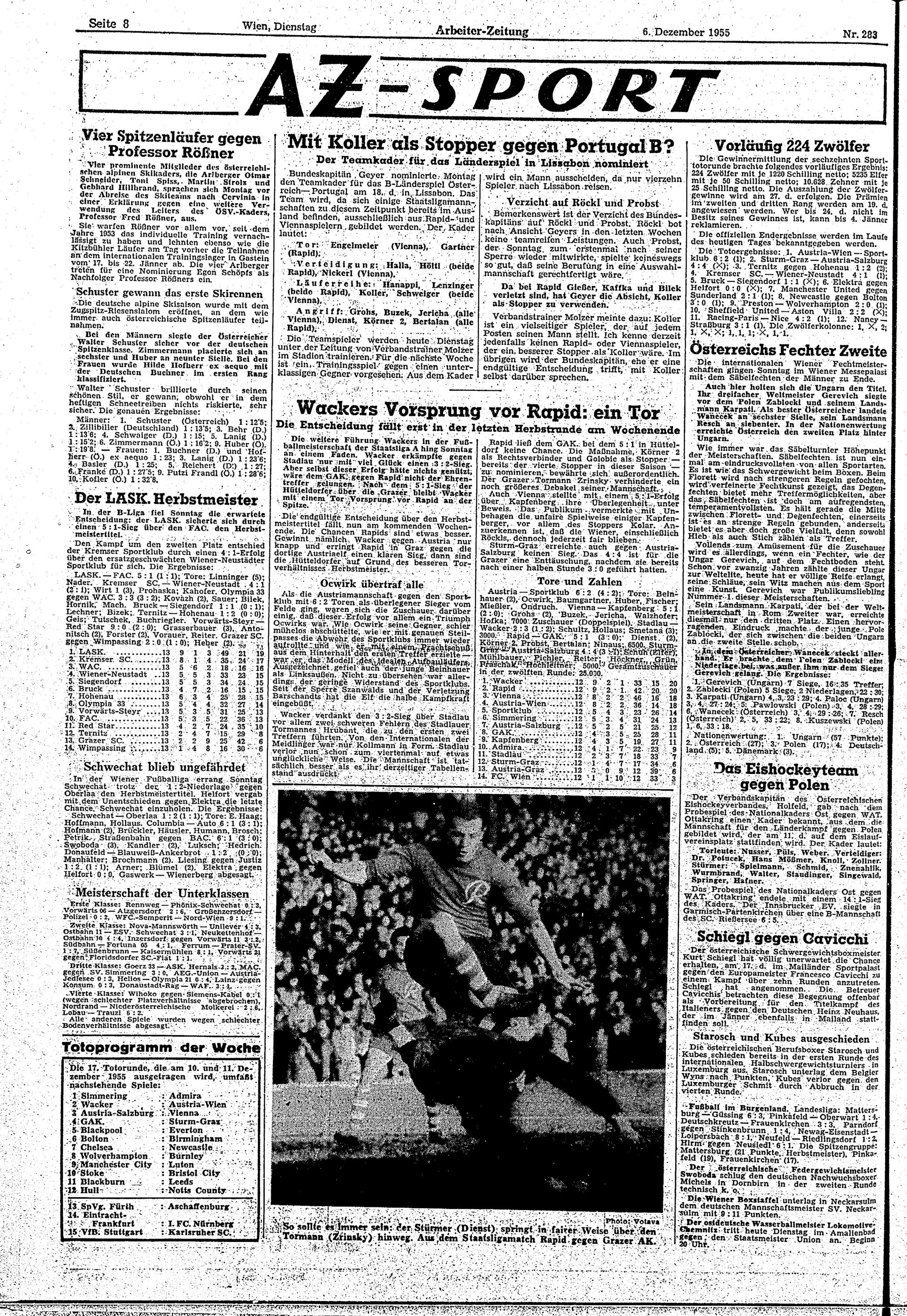 Ausgabe Di. 06.12.1955, Seite 8