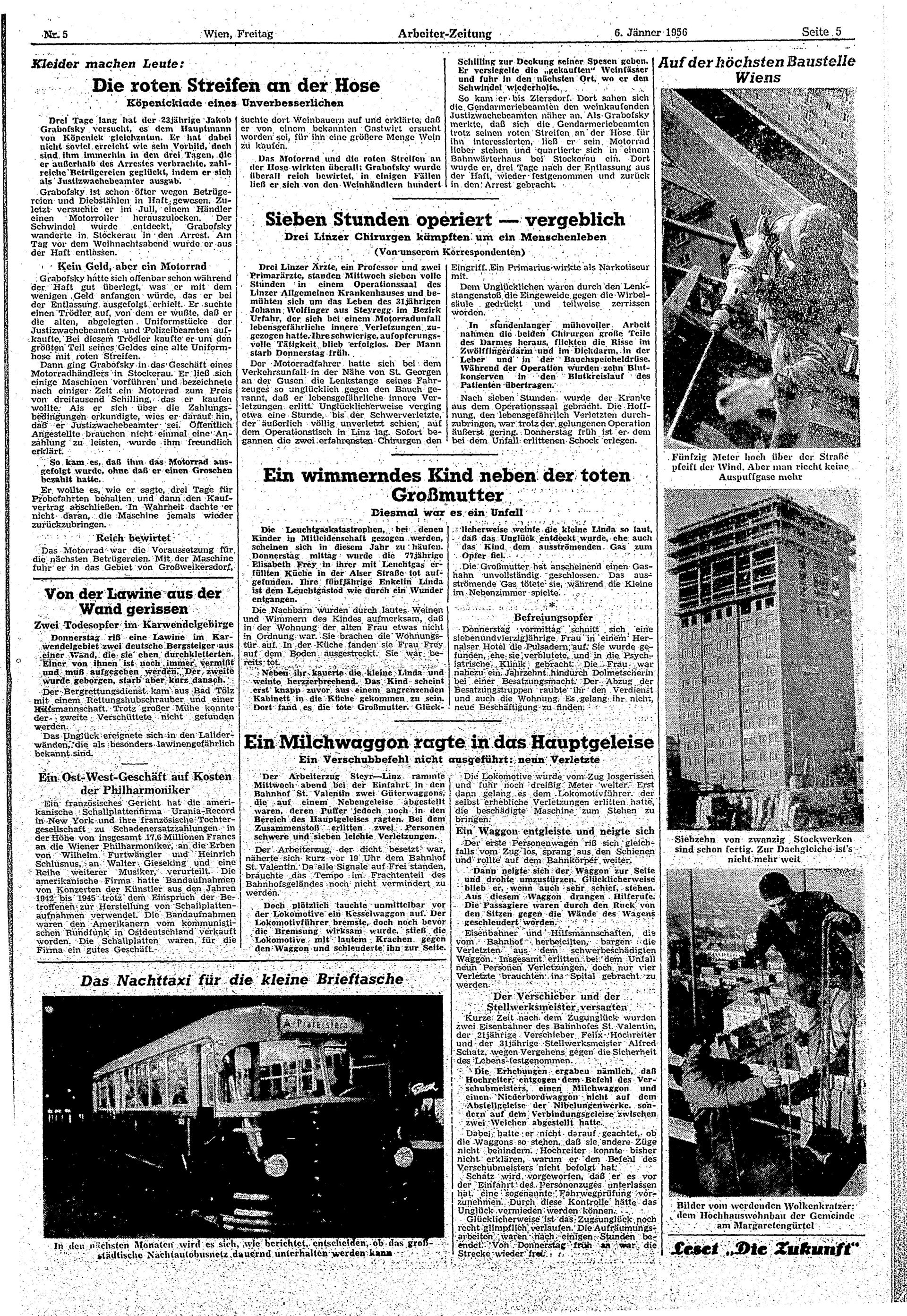 Ausgabe Fr. 06.01.1956, Seite 5