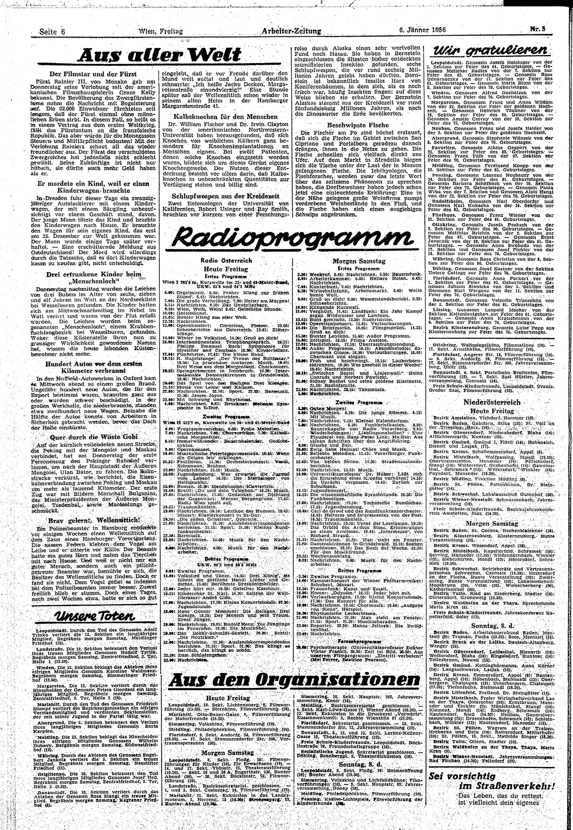 Ausgabe Fr. 06.01.1956, Seite 6