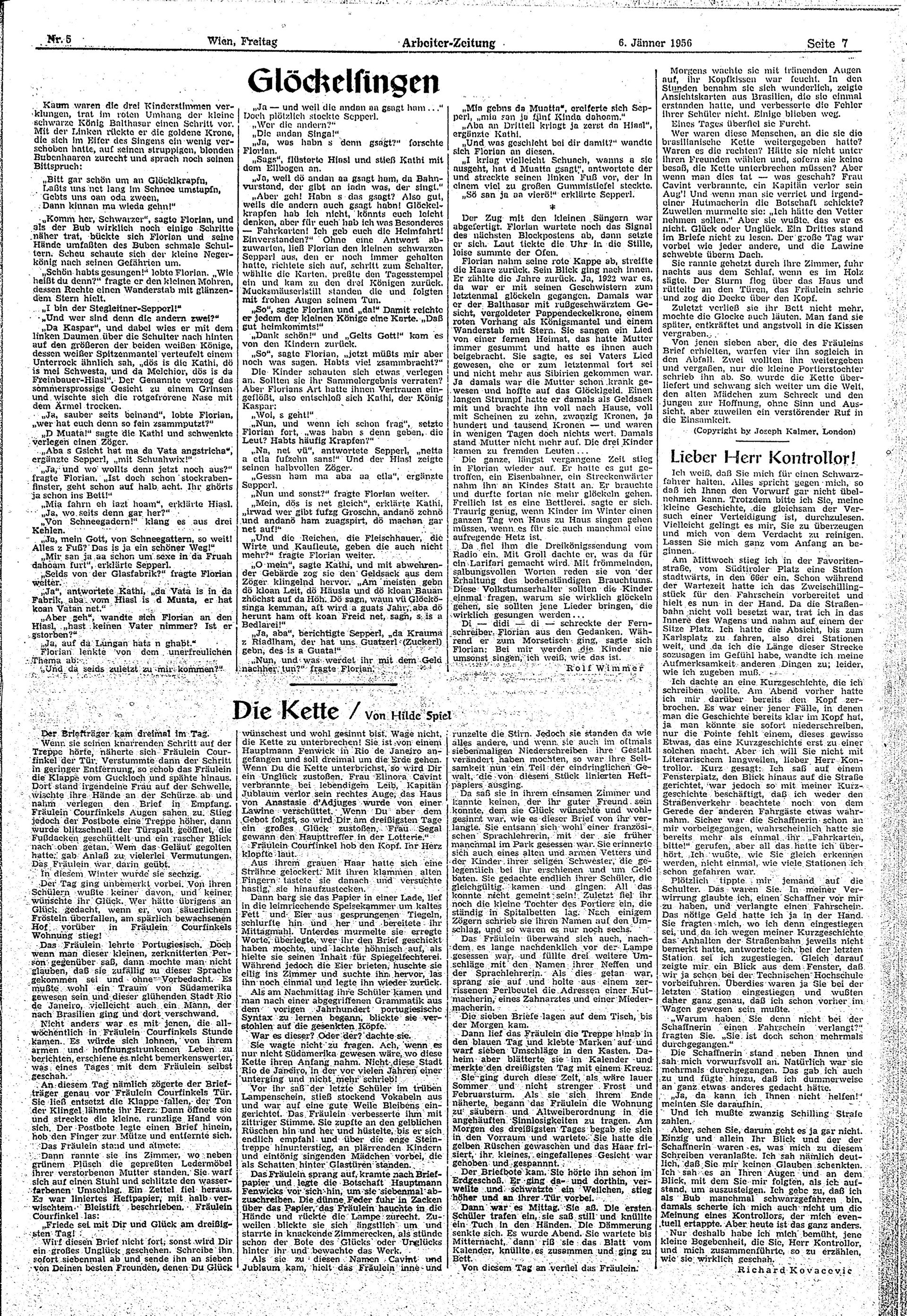 Ausgabe Fr. 06.01.1956, Seite 7