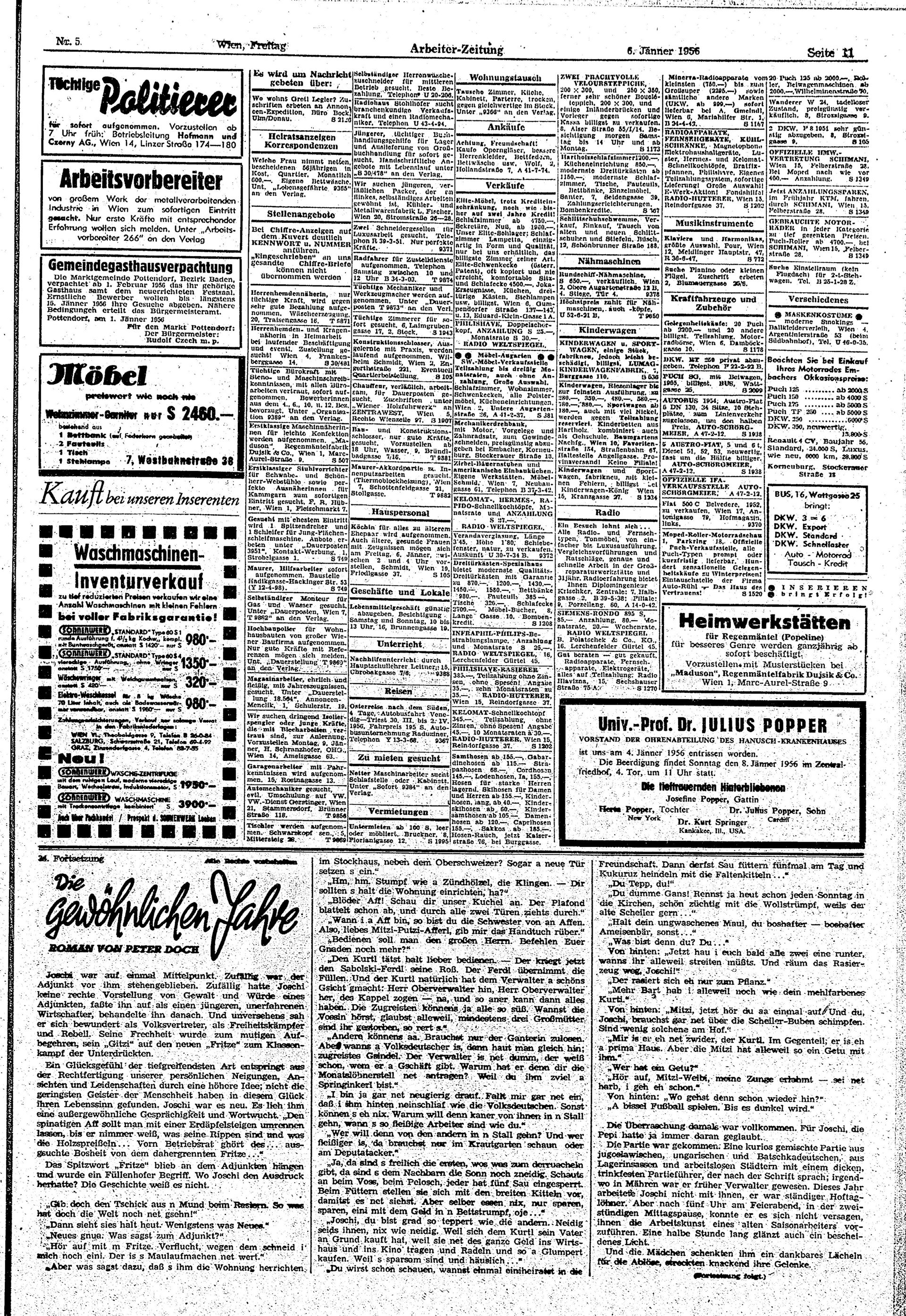 Ausgabe Fr. 06.01.1956, Seite 11