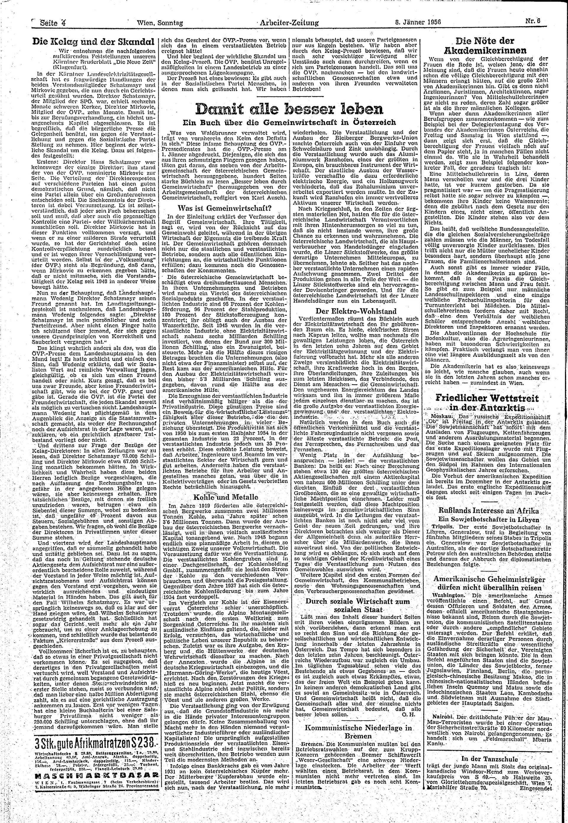 Ausgabe So. 08.01.1956, Seite 4