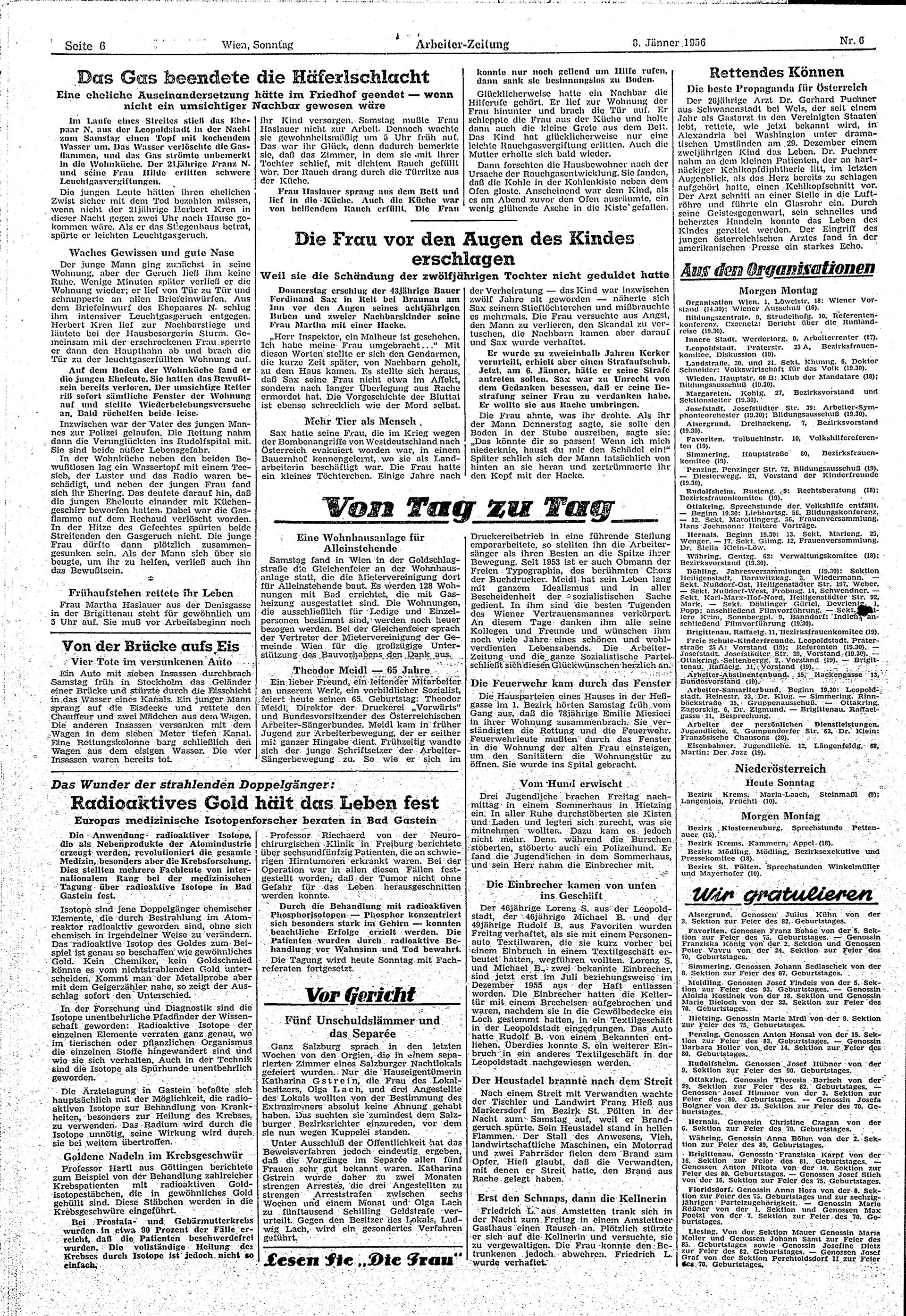 Ausgabe So. 08.01.1956, Seite 6