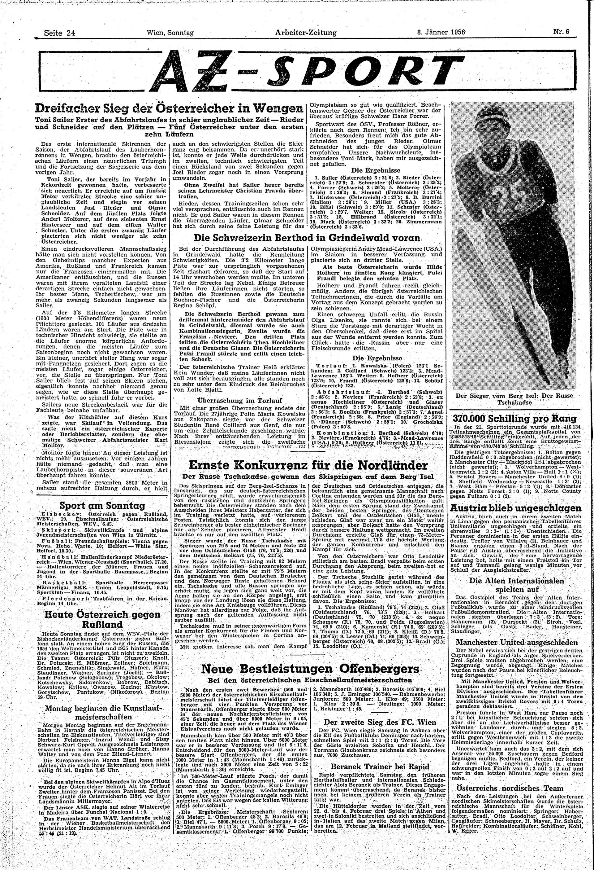 Ausgabe So. 08.01.1956, Seite 24