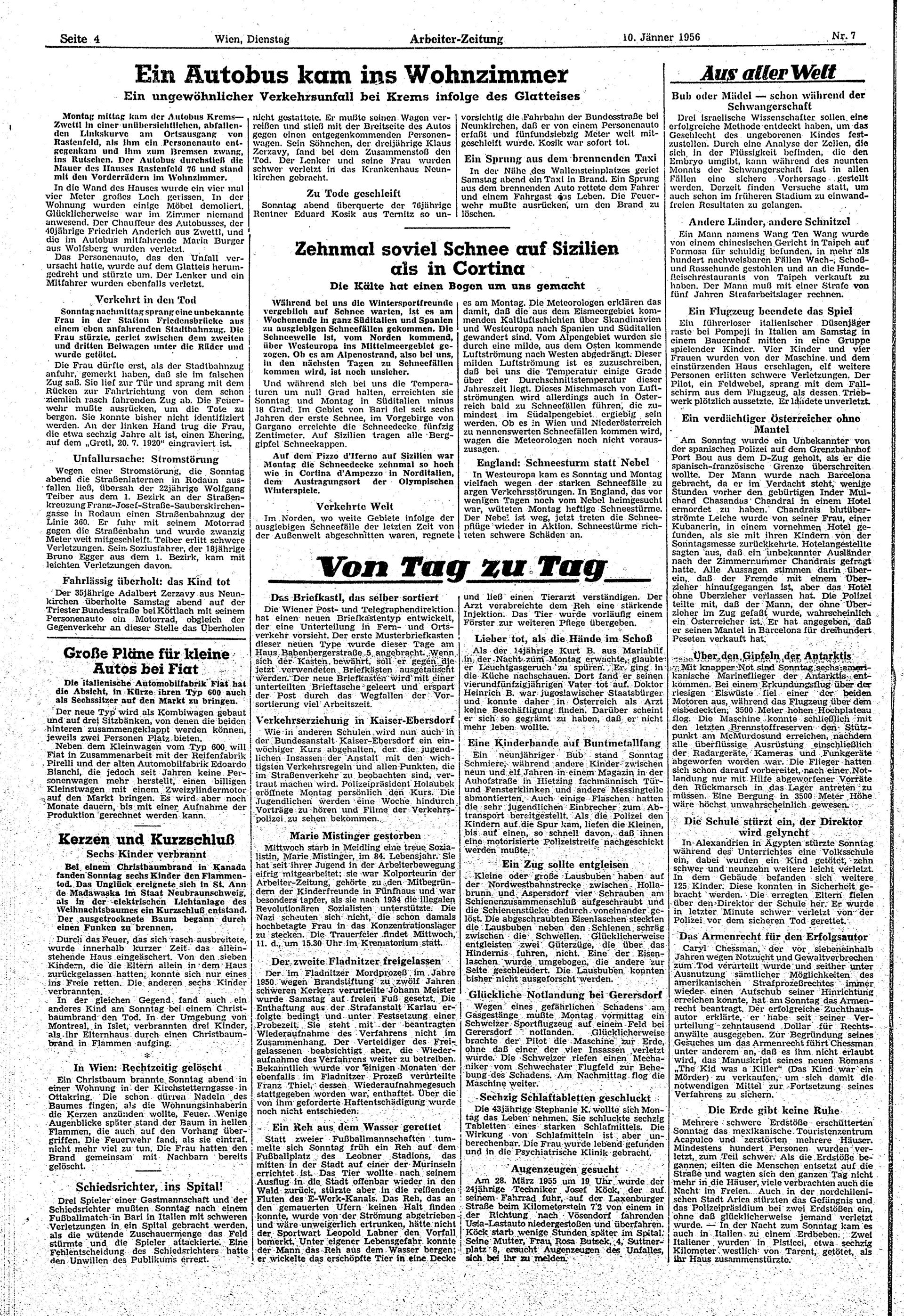 Ausgabe Di. 10.01.1956, Seite 4