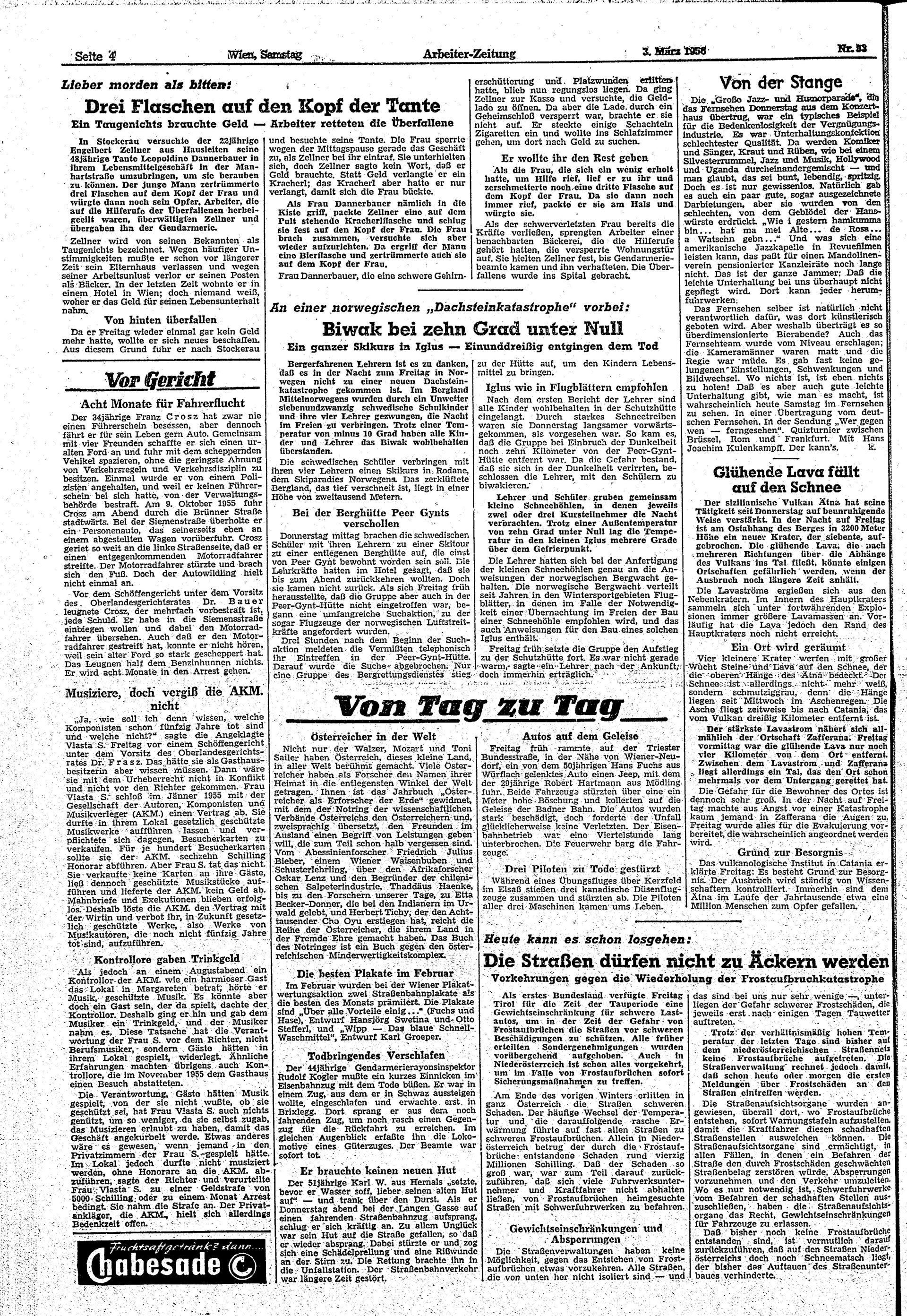 Ausgabe Sa. 03.03.1956, Seite 4