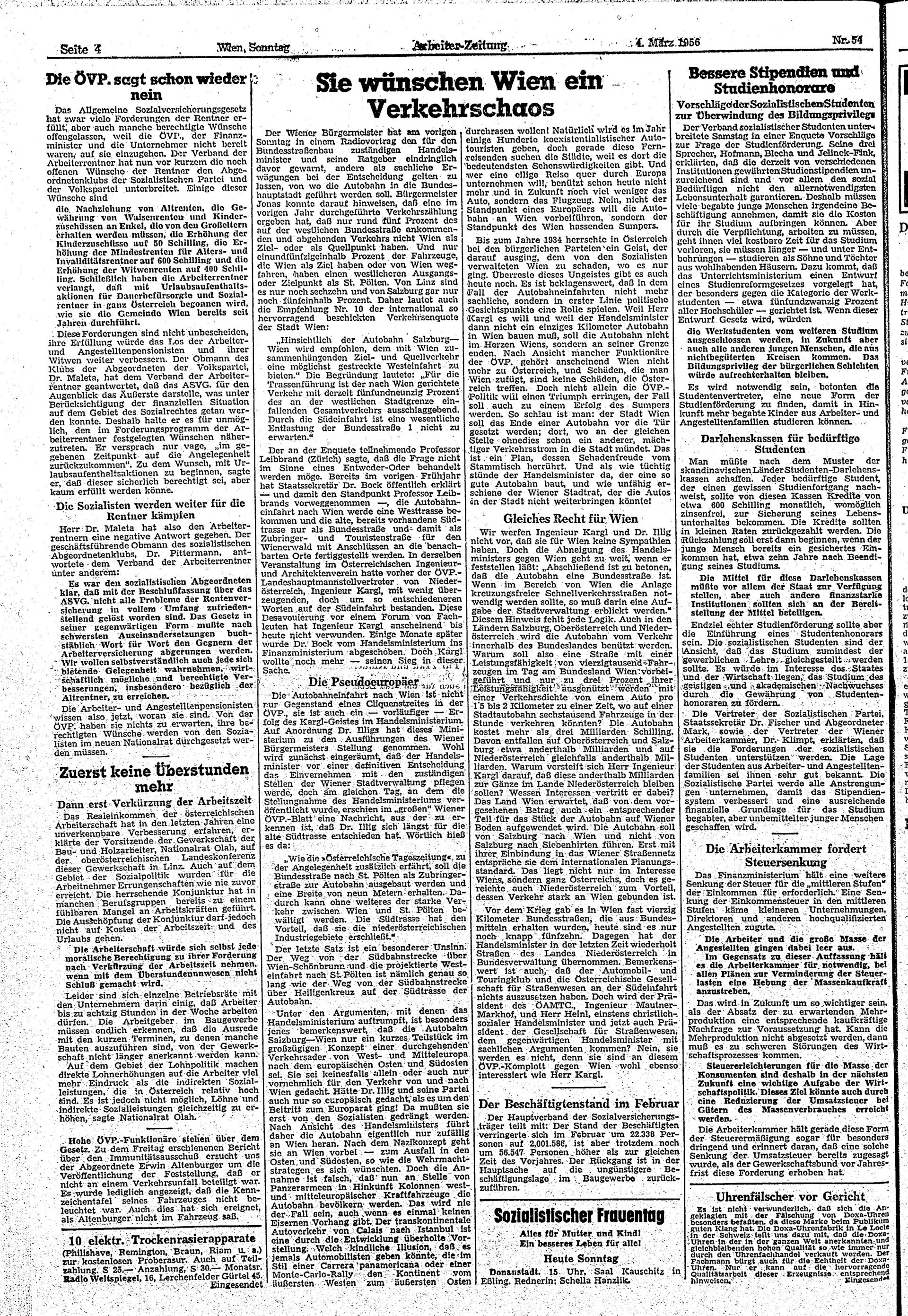 Ausgabe So. 04.03.1956, Seite 4
