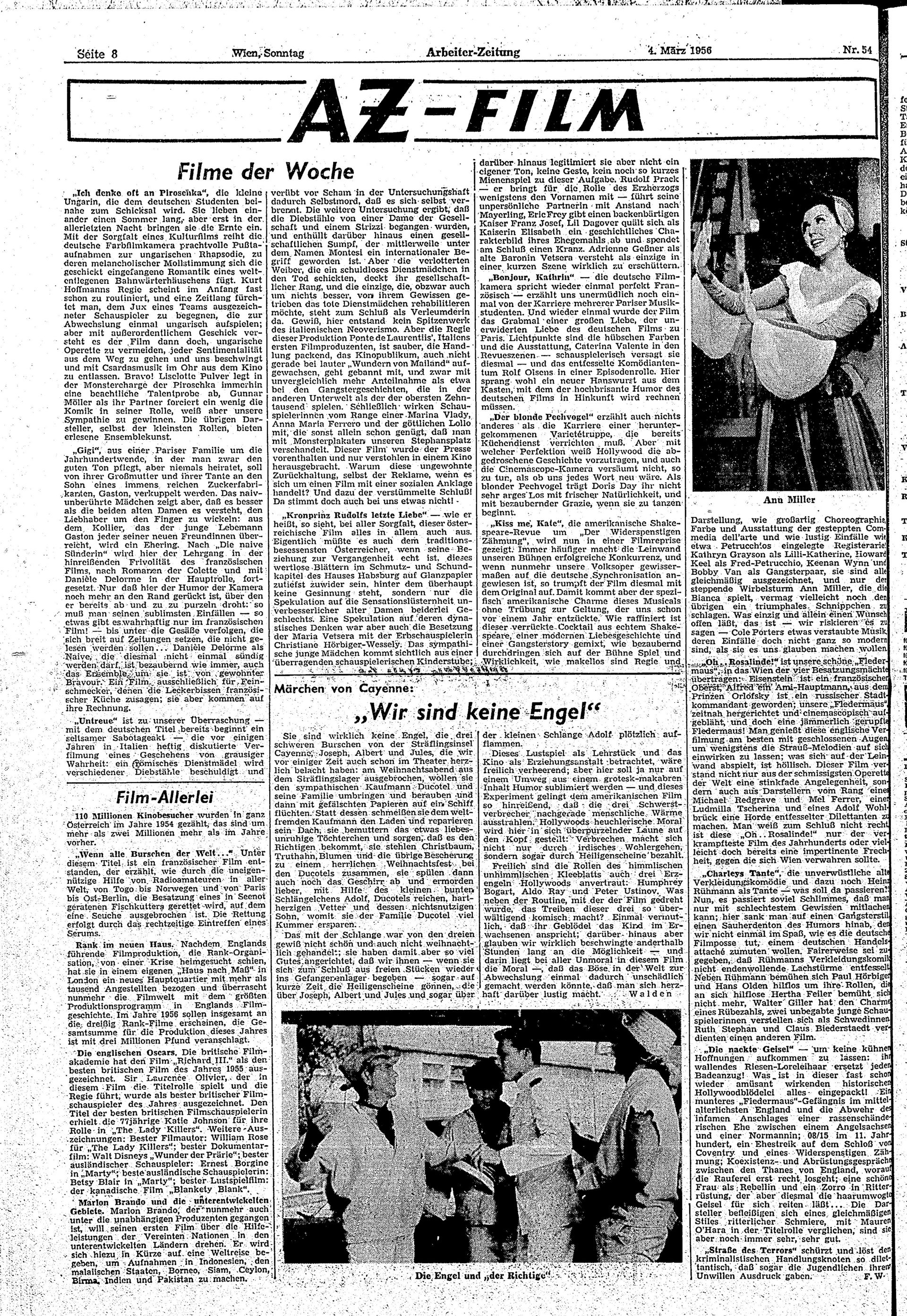 Ausgabe So. 04.03.1956, Seite 8