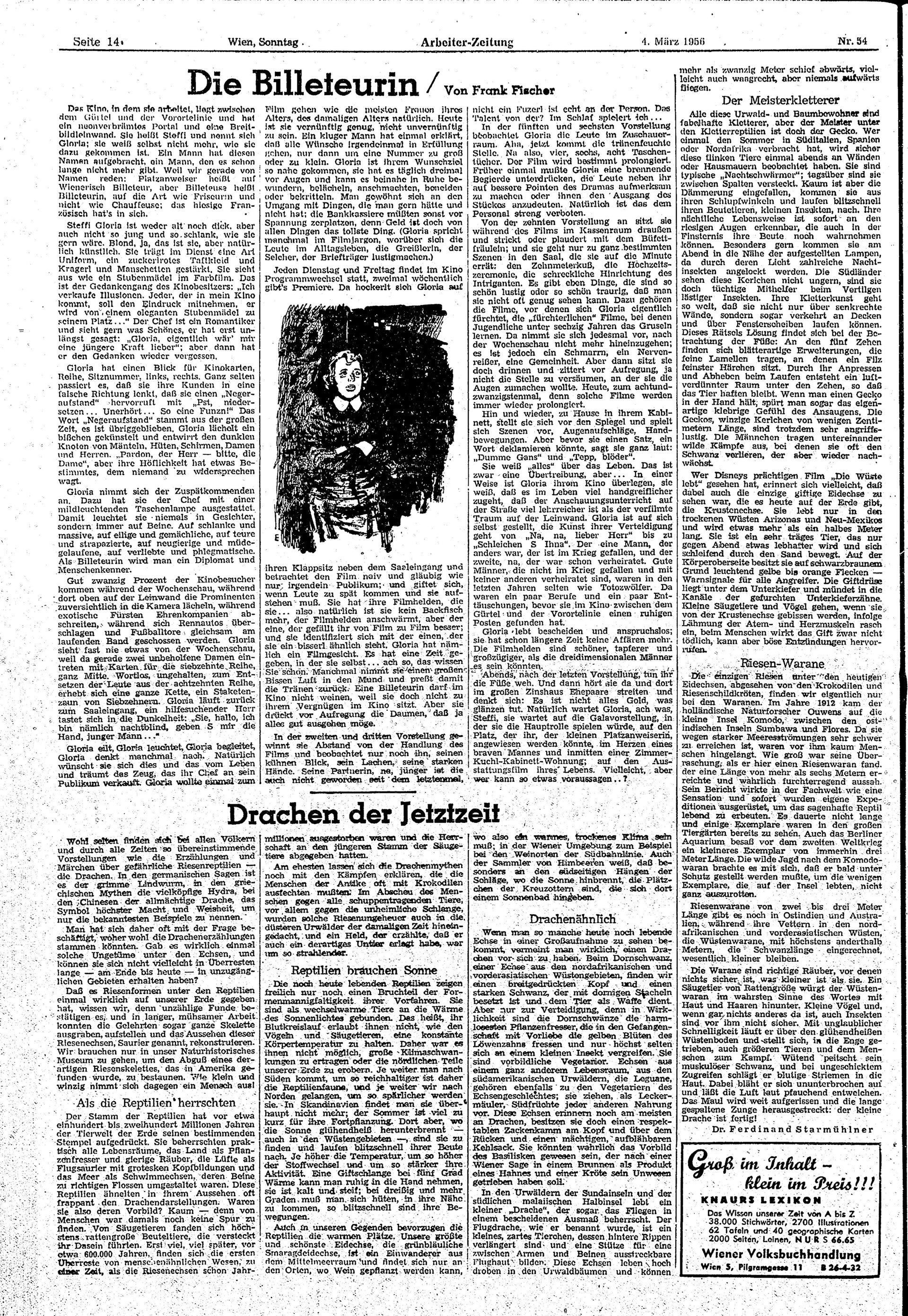 Ausgabe So. 04.03.1956, Seite 14