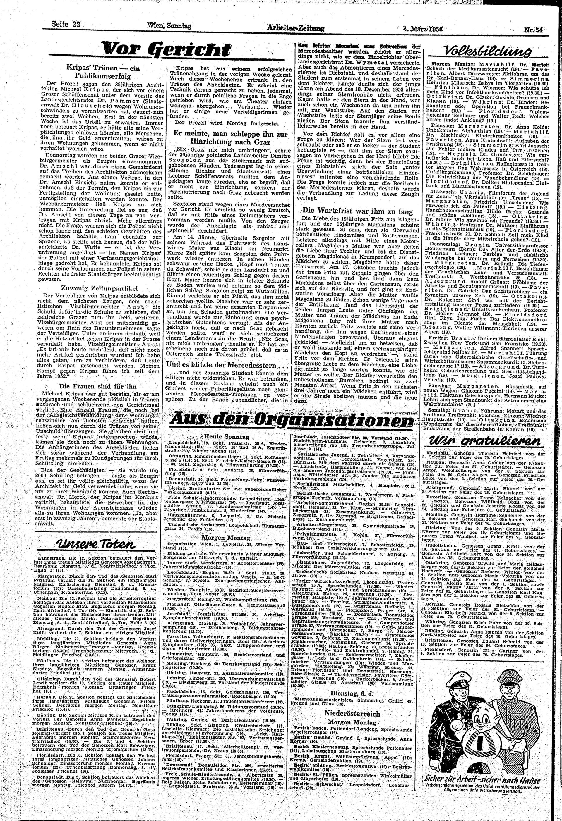 Ausgabe So. 04.03.1956, Seite 22