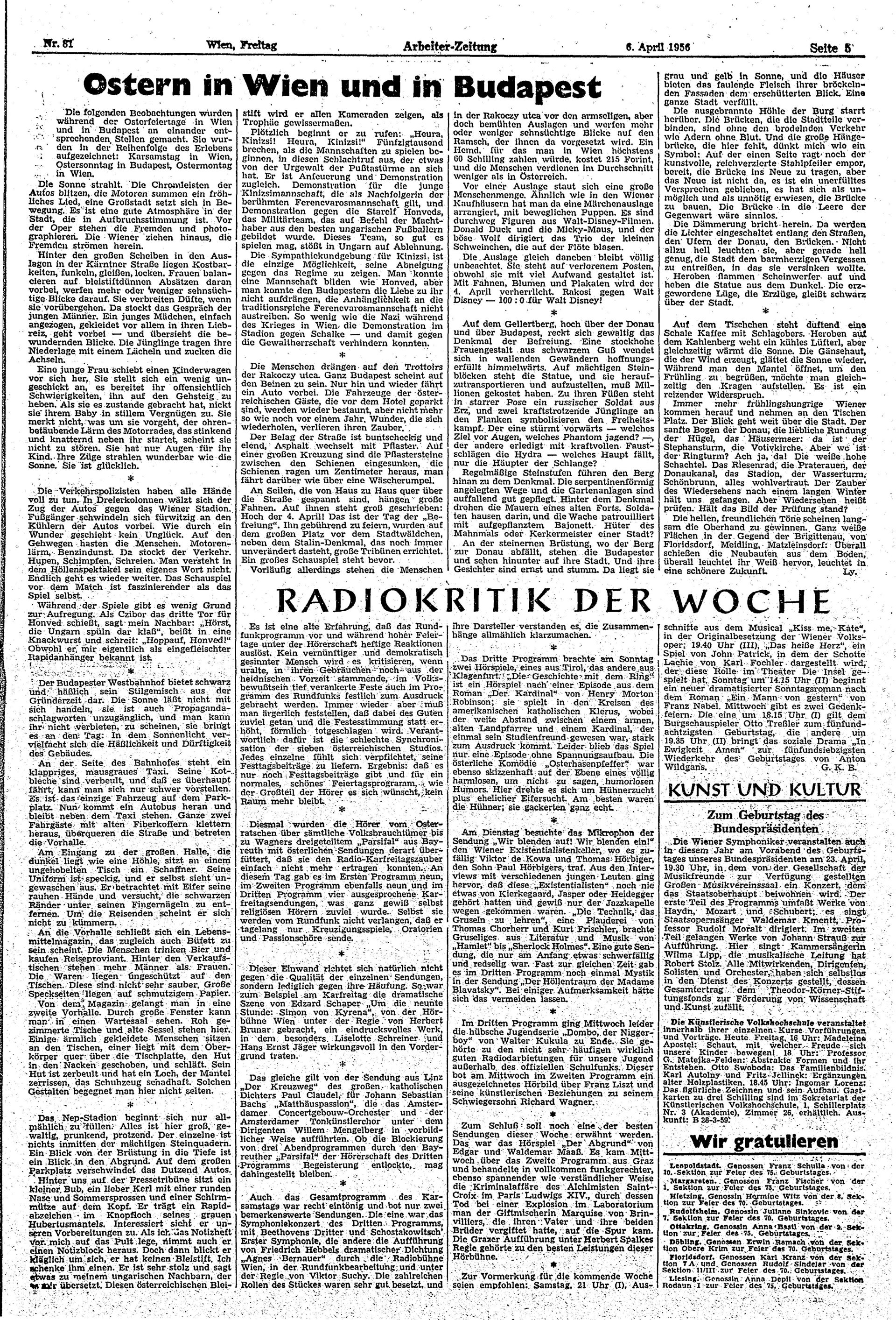 Ausgabe Fr. 06.04.1956, Seite 5