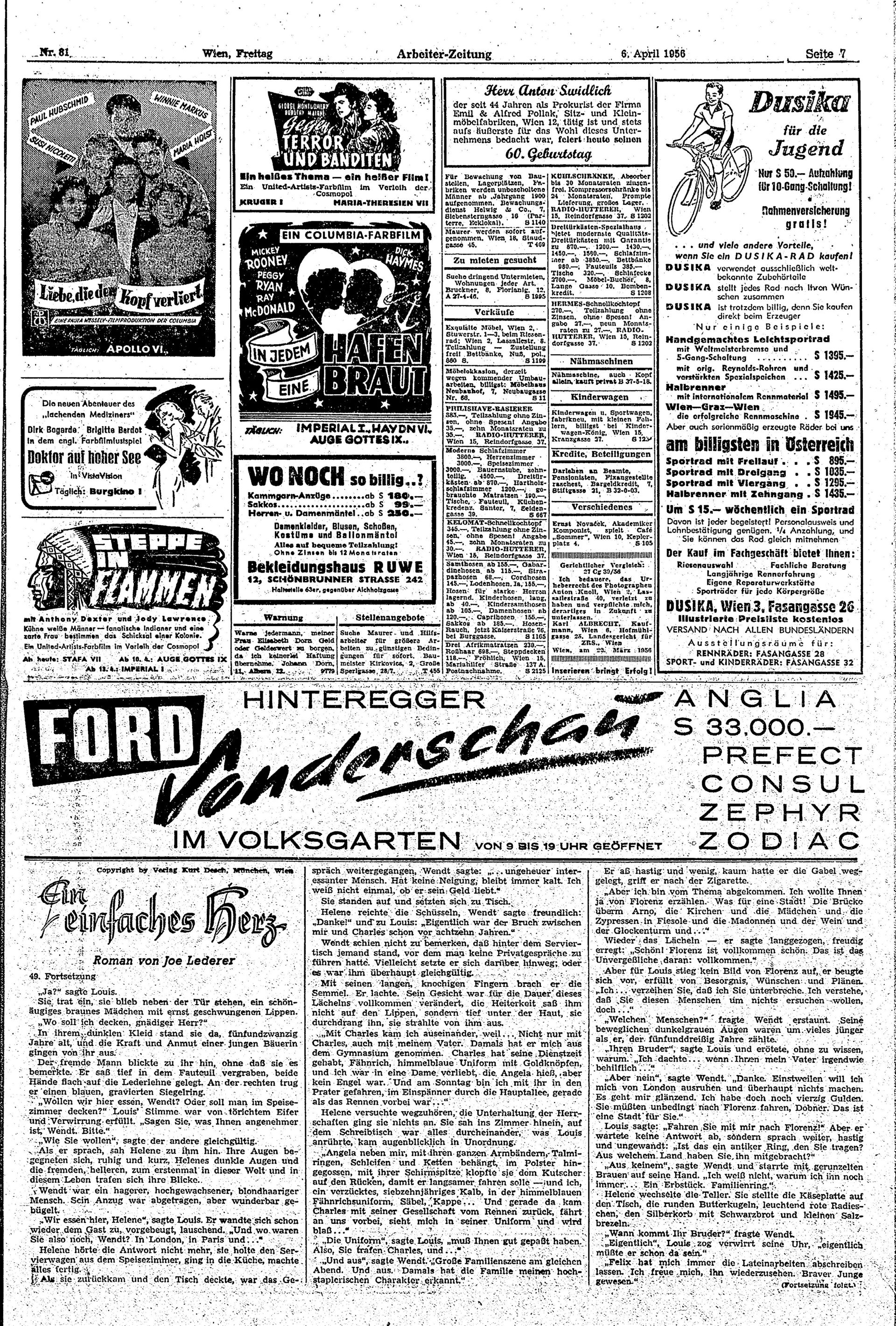 Ausgabe Fr. 06.04.1956, Seite 7